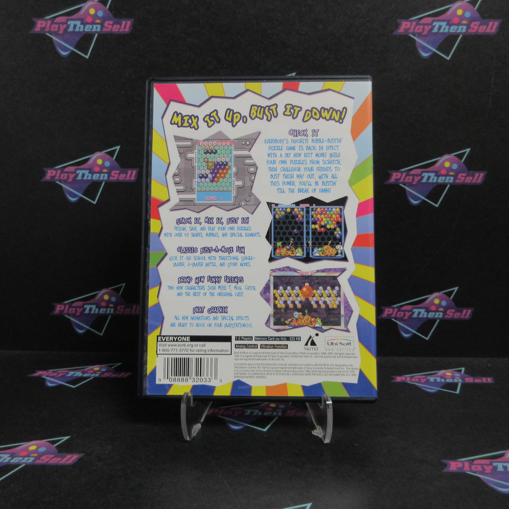 Super Bust-A-Move 2 PS2 PlayStation 2 + Reg Card Complete - Excellent