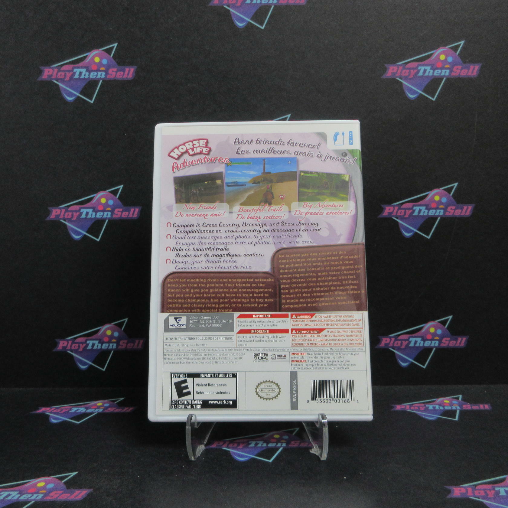 Horse Life Adventures Nintendo Wii Complete - Refurbished