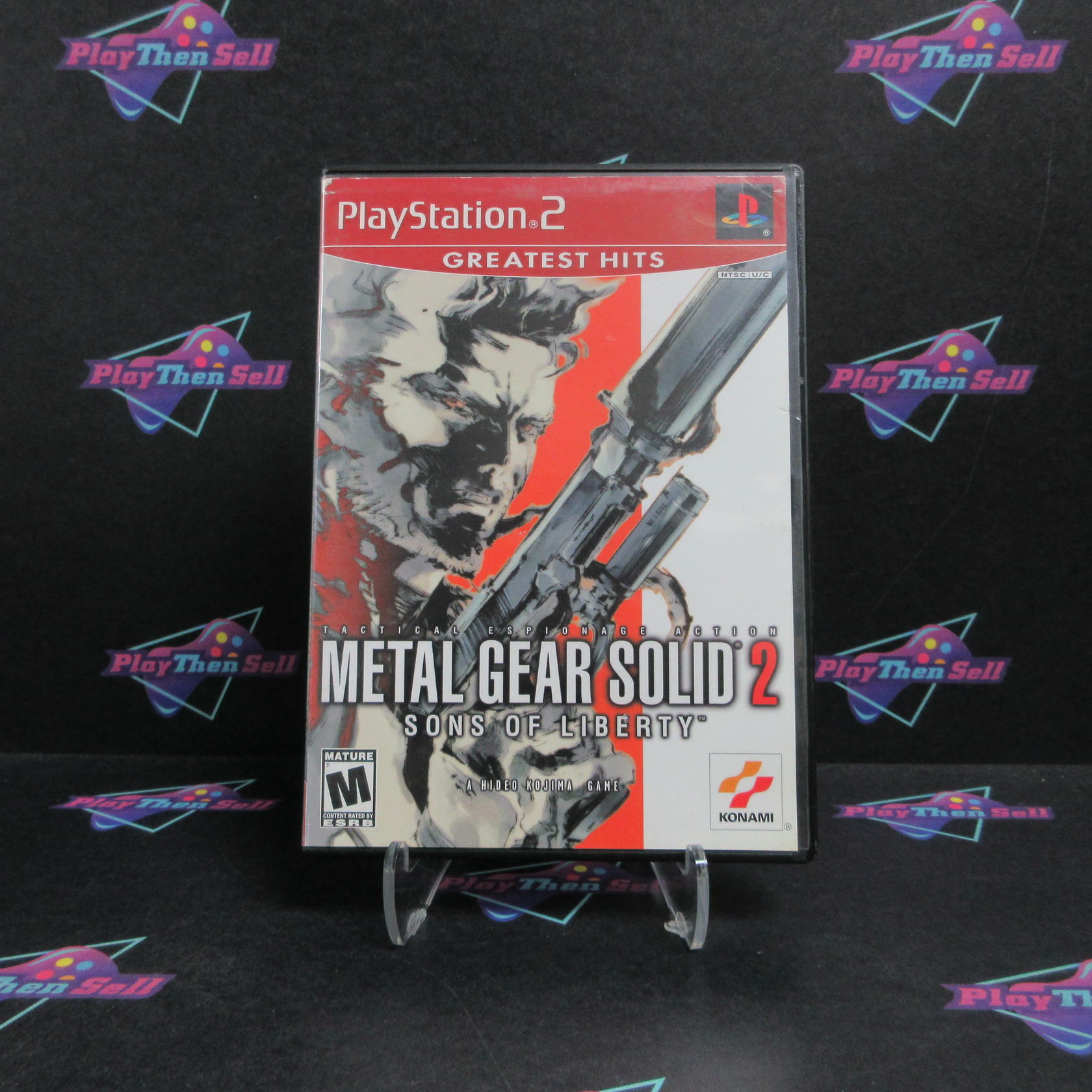 Metal Gear Solid 2 Sons of Liberty PS2 PlayStation 2 GH Complete - Very Good