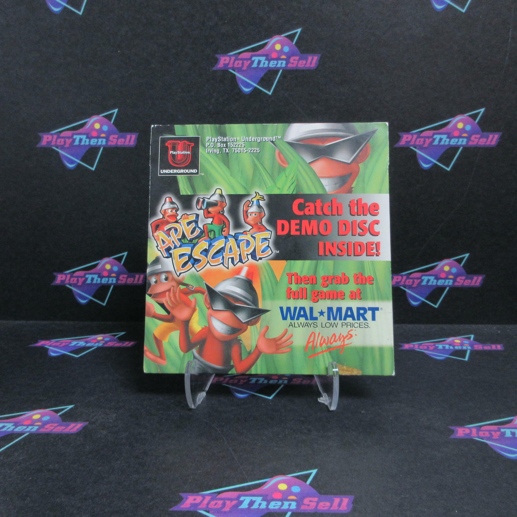 Ape Escape Demo PS1 PlayStation 1 In Sleeve Complete - Refurbished