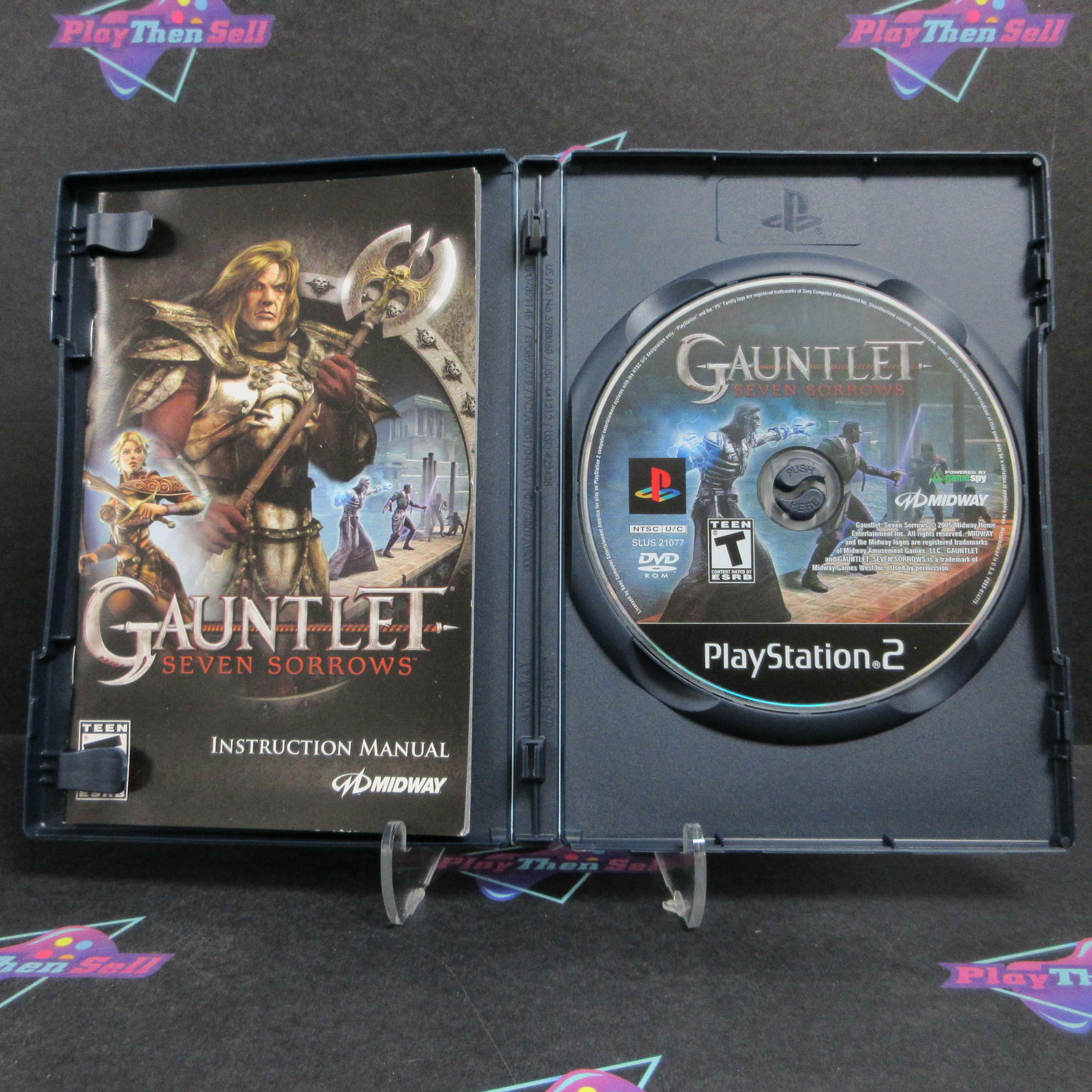 Gauntlet Seven Sorrows PS2 PlayStation 2 + Reg Card Complete - Excellent
