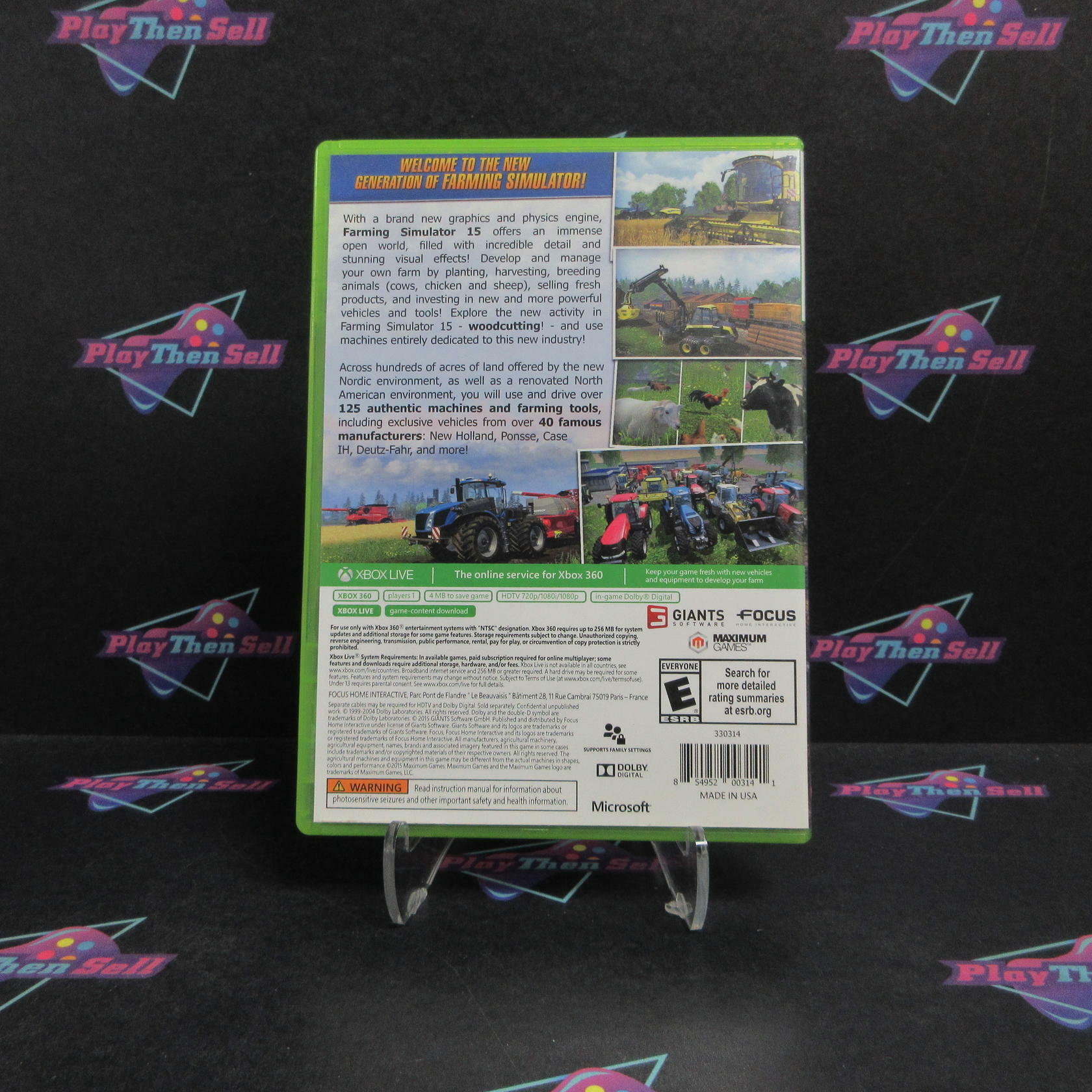 Farming Simulator 15 Xbox 360 Complete - Very Good