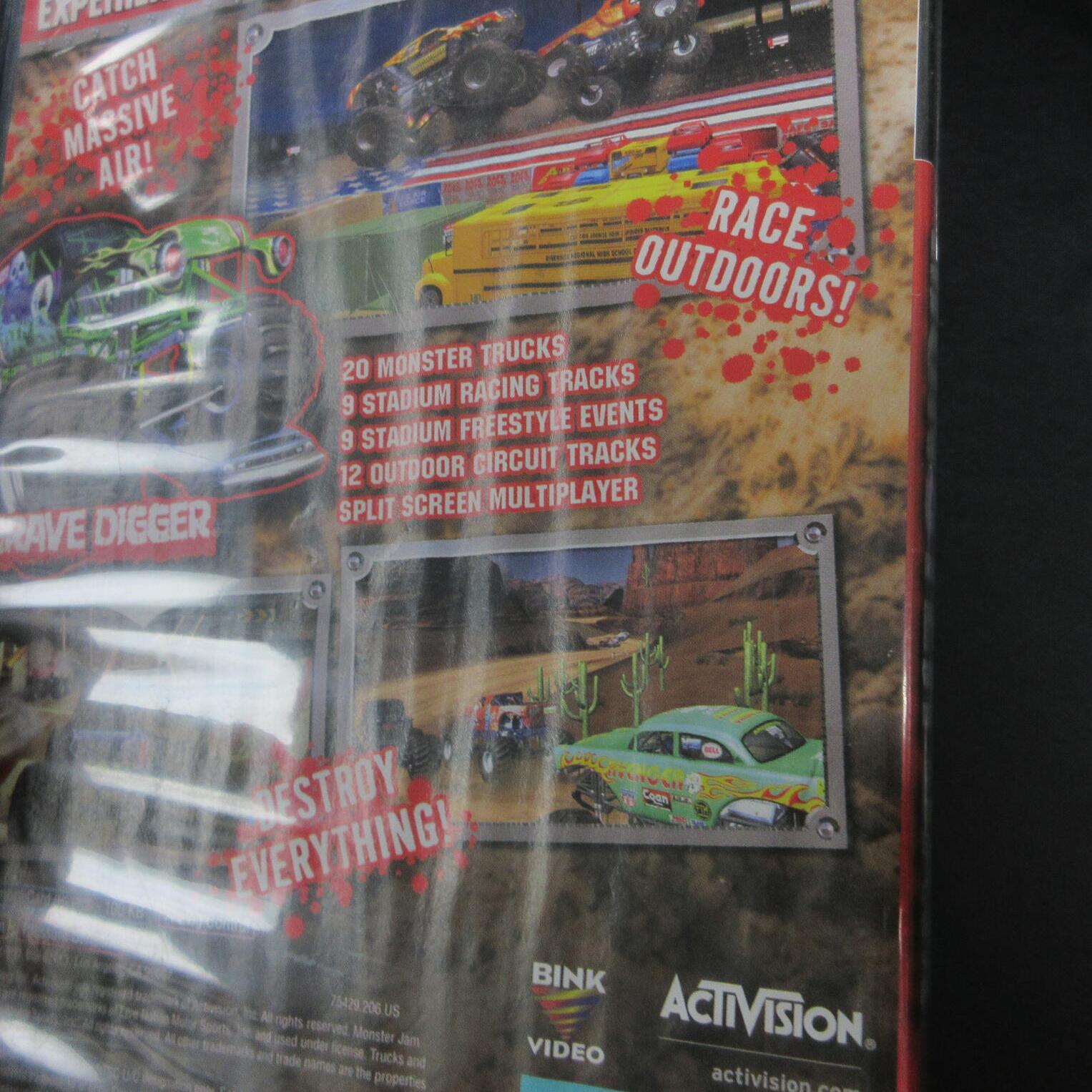 Monster Jam PS2 PlayStation 2 Complete - Very Good