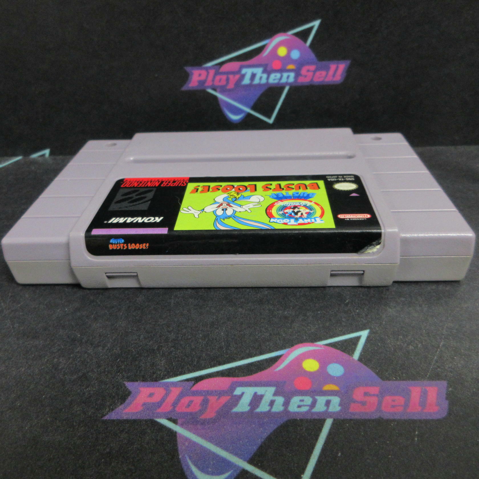 Tiny Toon Adventures Buster Busts Loose Super Nintendo SNES - Very Good