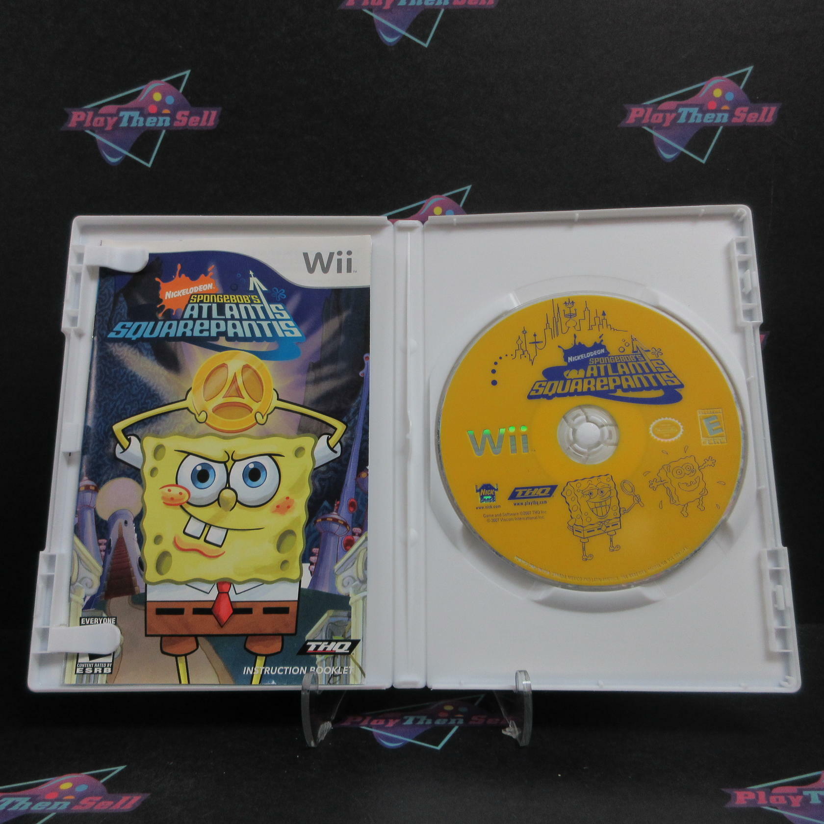 Spongebob Squarepants Atlantis Squarepantis Nintendo Wii Complete - Excellent