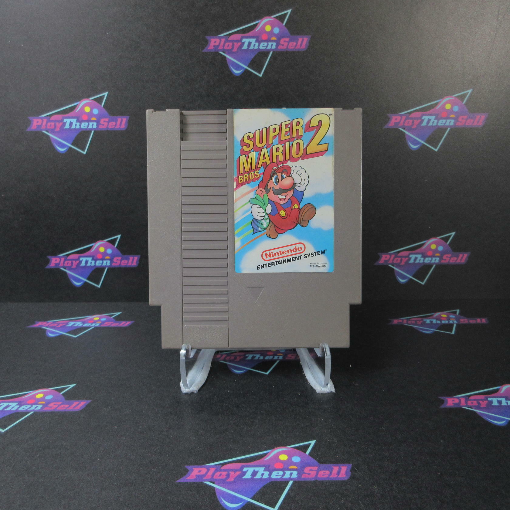 Super Mario Bros 2 Nintendo NES Cartridge Authentic / Tested - Very Good