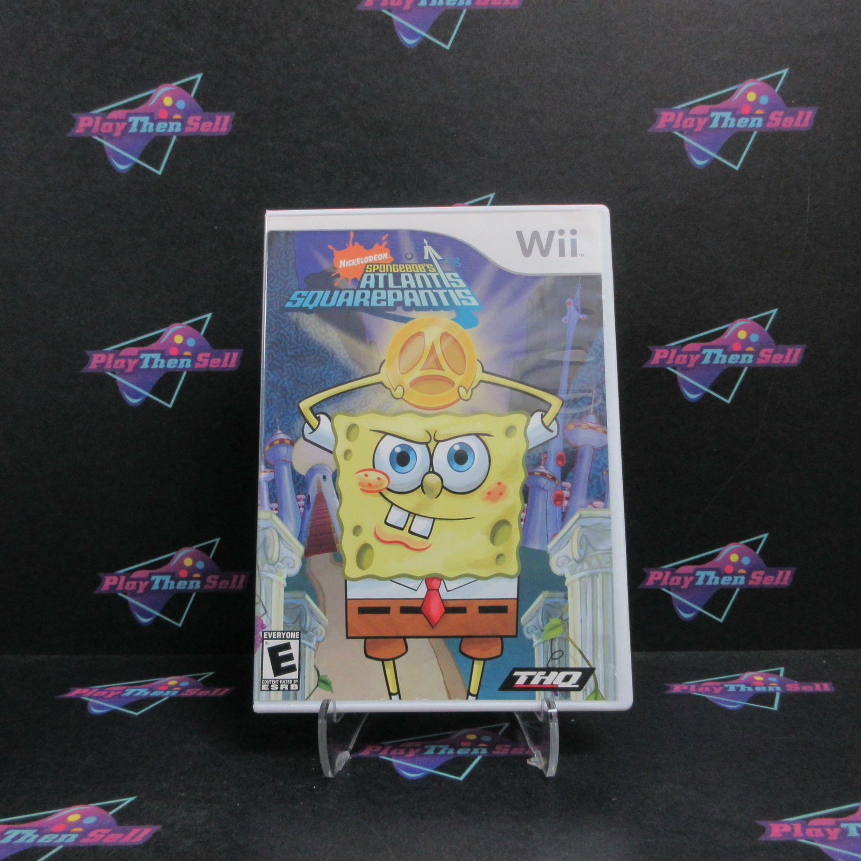 Spongebob Squarepants Atlantis Squarepantis Nintendo Wii Complete - Refurbished