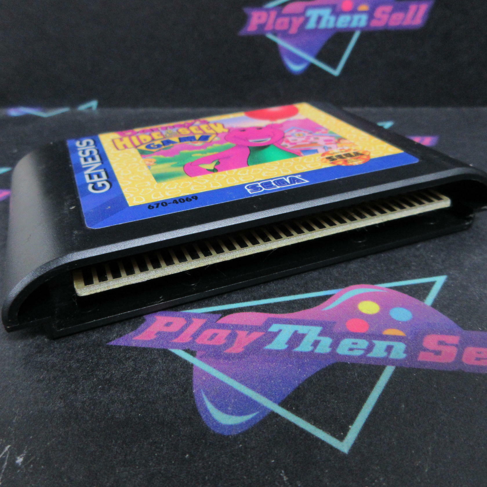 Barney's Hide & Seek Game Sega Genesis Complete - Refurbished