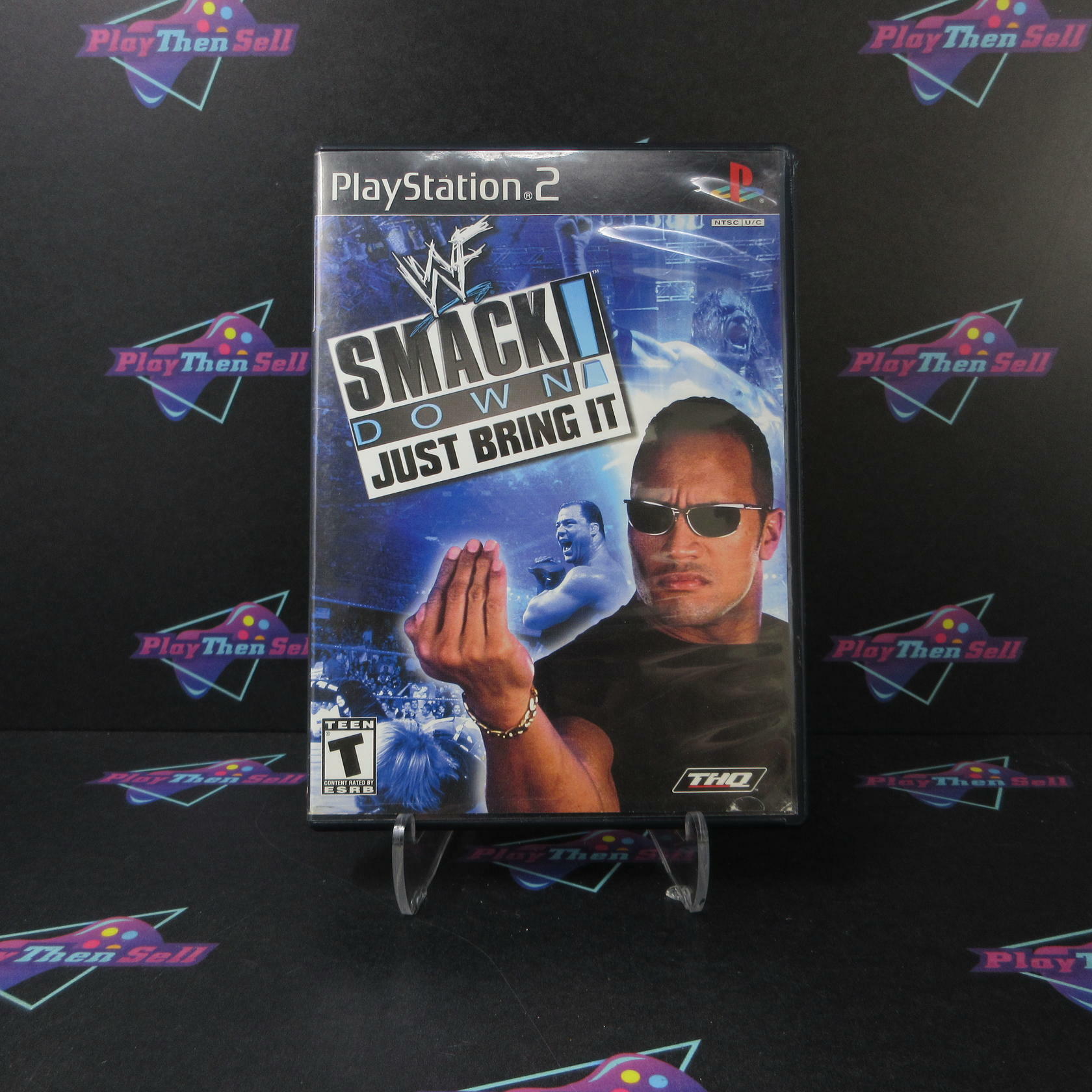 WWE Smackdown Just Bring It PS2 PlayStation 2 Complete - Very Good