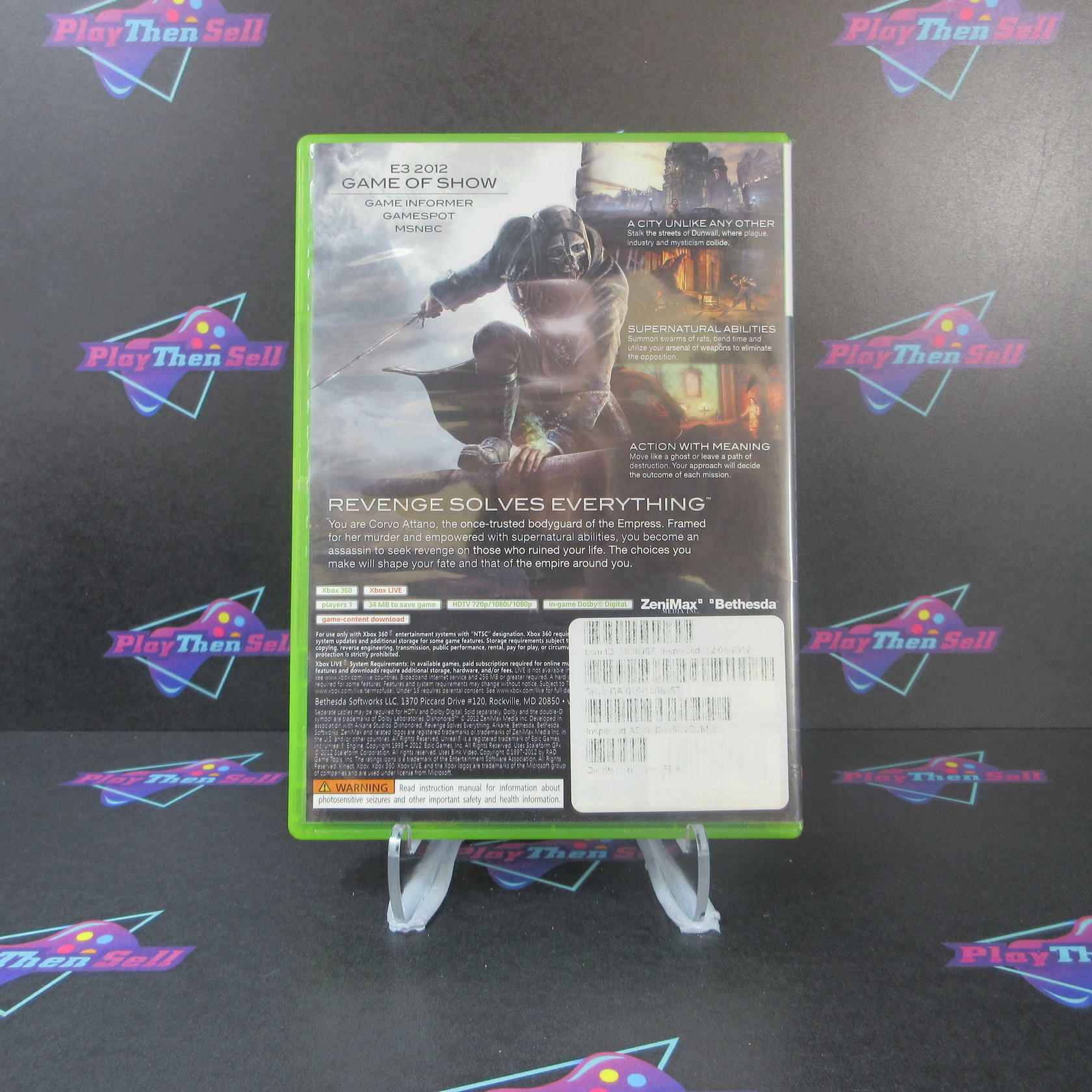 Dishonored Xbox 360 Complete - Very Good