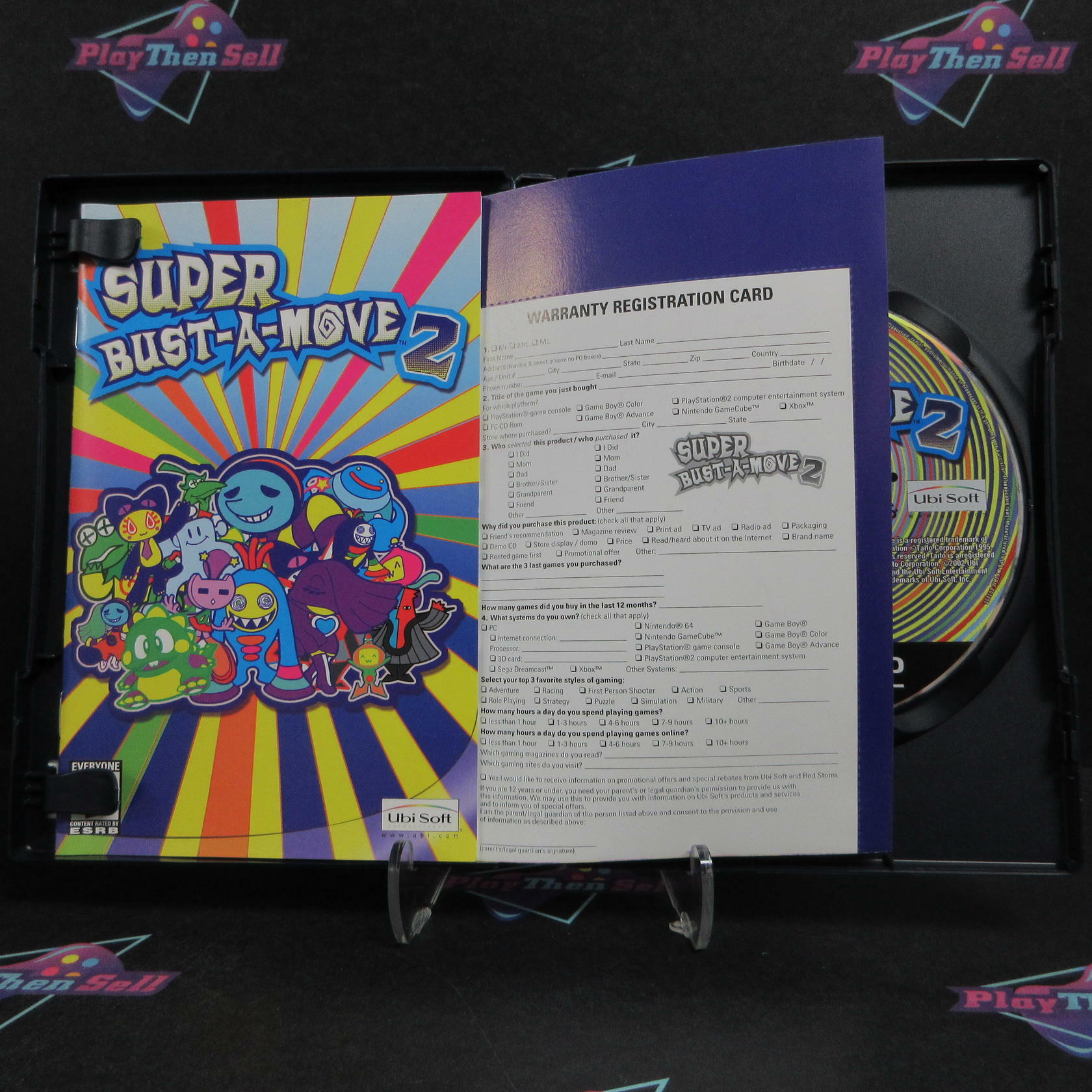 Super Bust-A-Move 2 PS2 PlayStation 2 + Reg Card Complete - Excellent