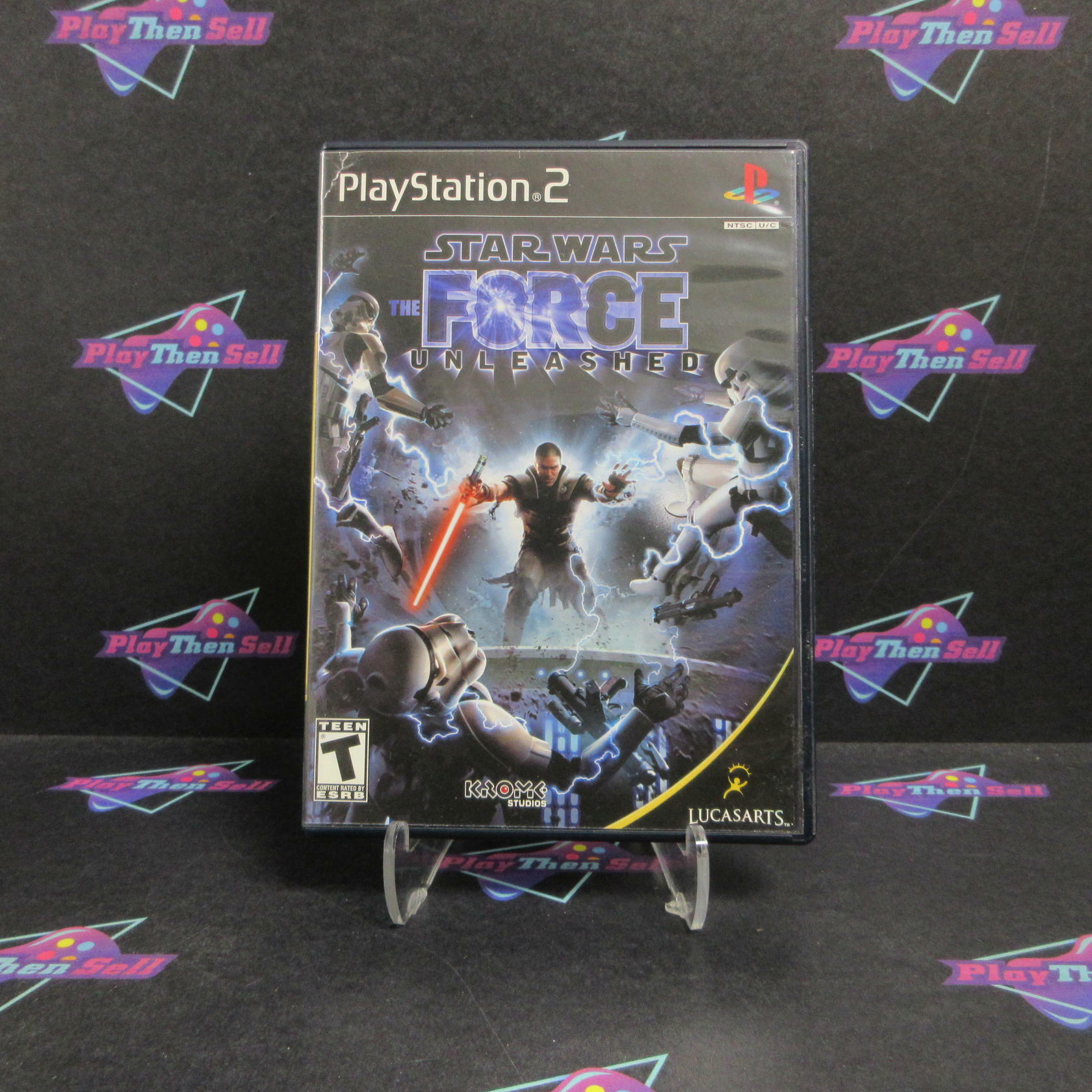 Star Wars The Force Unleashed PlayStation 2 PS2 Complete - Very Good