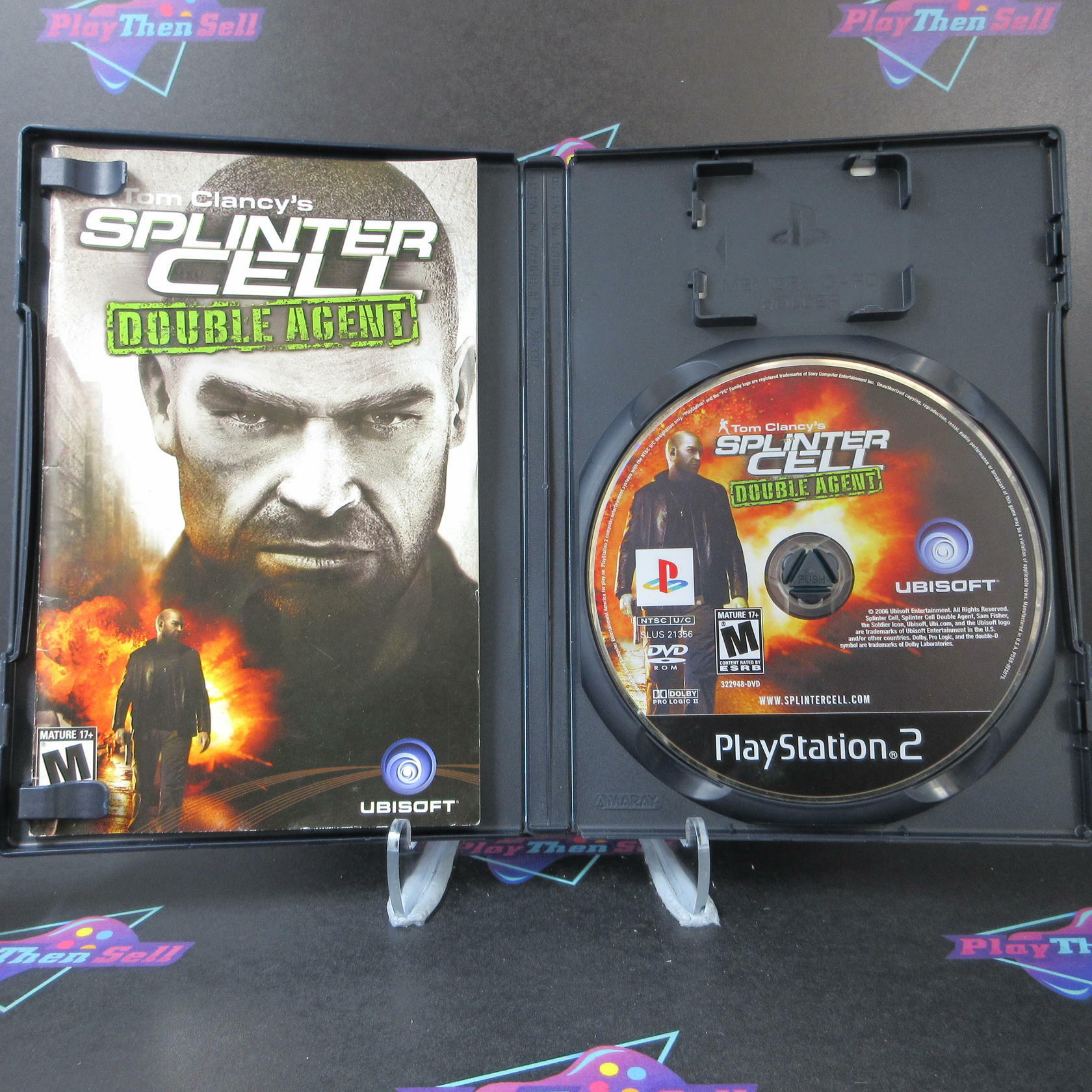 Splinter Cell Double Agent PS2 PlayStation 2 Complete - Very Good