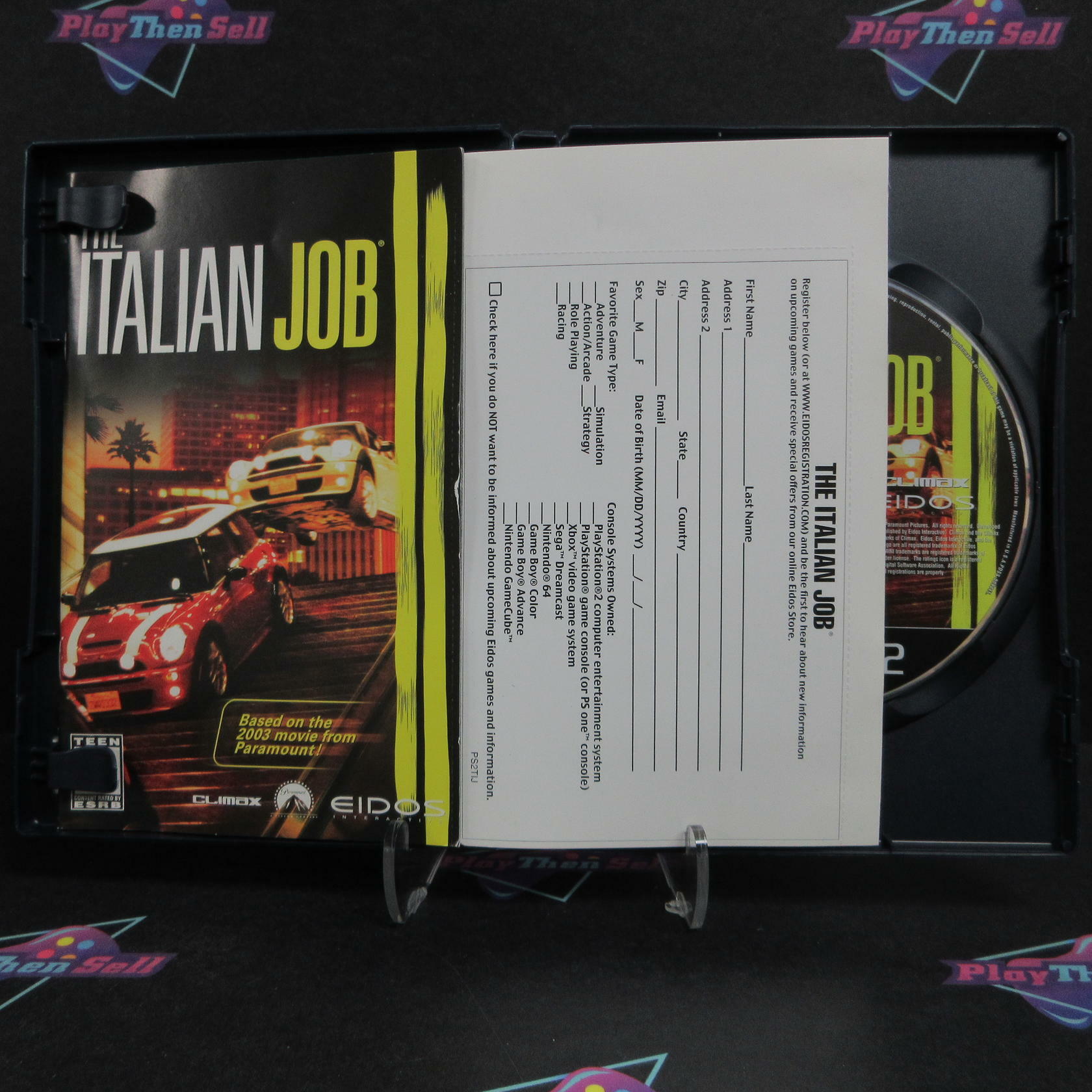 The Italian Job PS2 PlayStation 2 + Reg Card Complete - Very Good