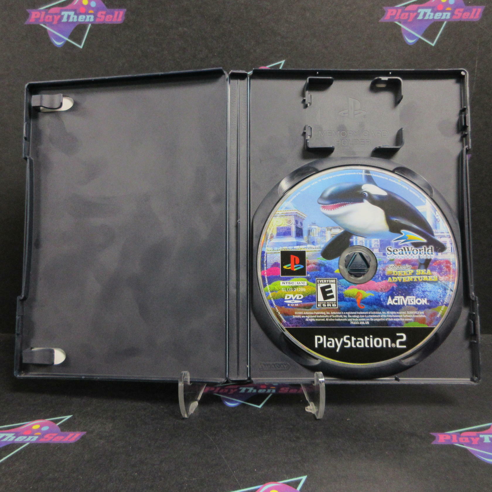 Sea World Shamu's Deep Sea Adventure PS2 PlayStation 2 - Very Good