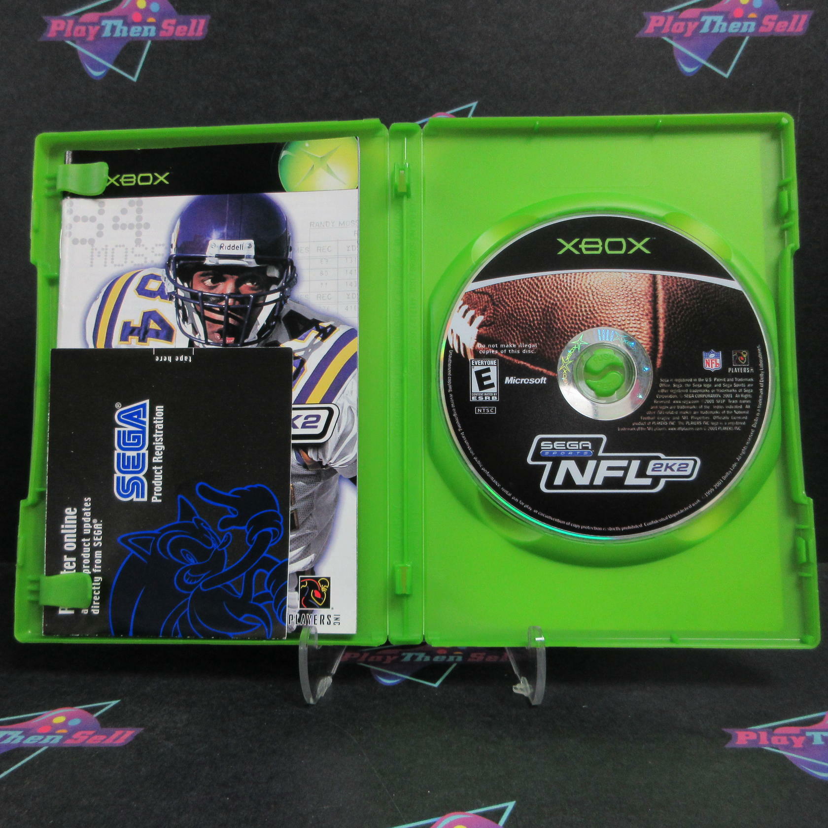 NFL 2K2 Xbox + Reg Card Complete - Refurbished