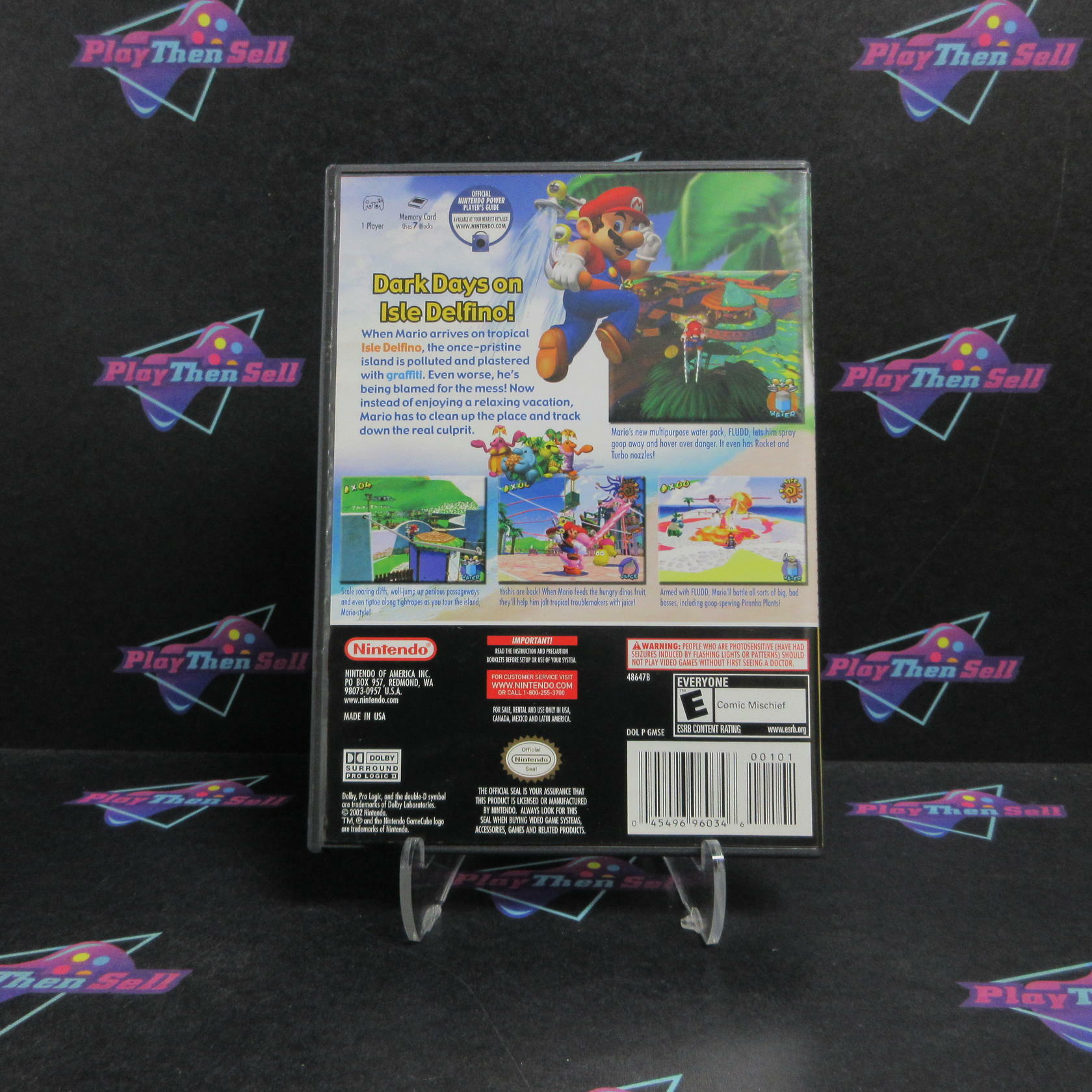 Super Mario Sunshine Player's Choice - Nintendo GameCube - Very Good