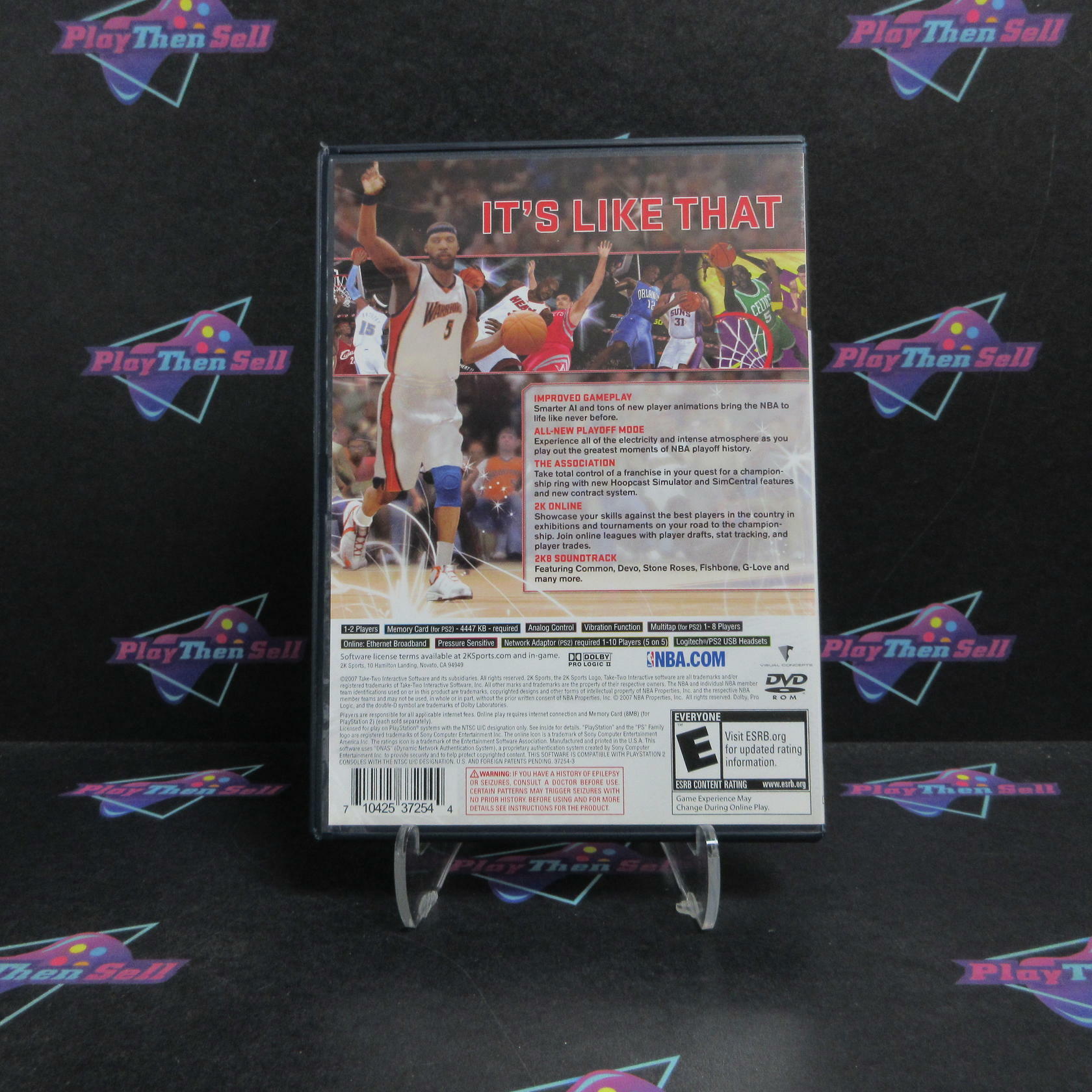 NBA 2K8 PS2 PlayStation 2 Complete - Excellent