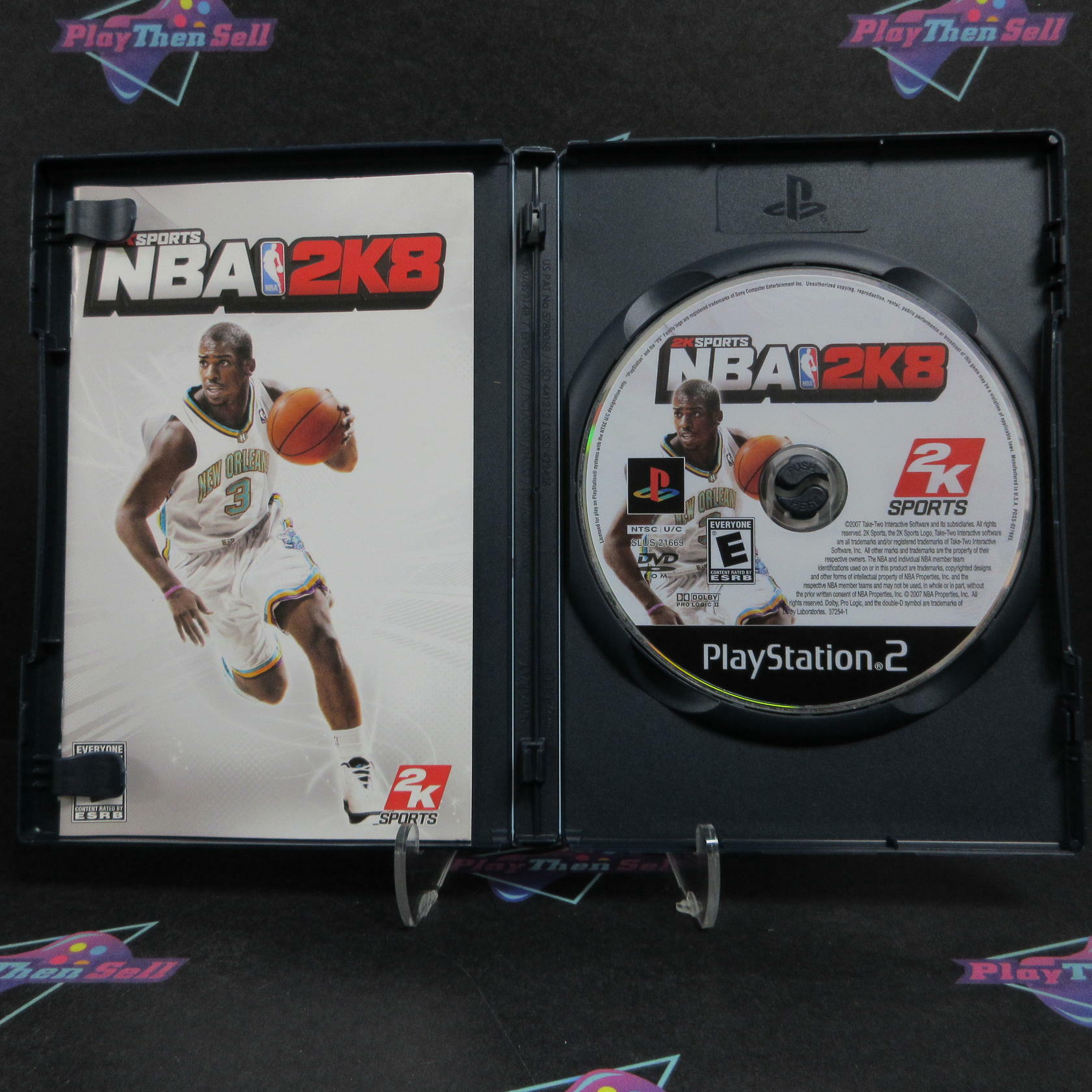 NBA 2K8 PS2 PlayStation 2 Complete - Excellent