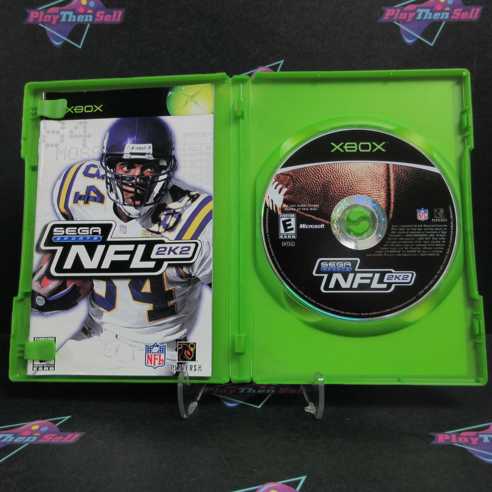 NFL 2K2 Xbox + Reg Card Complete - Refurbished