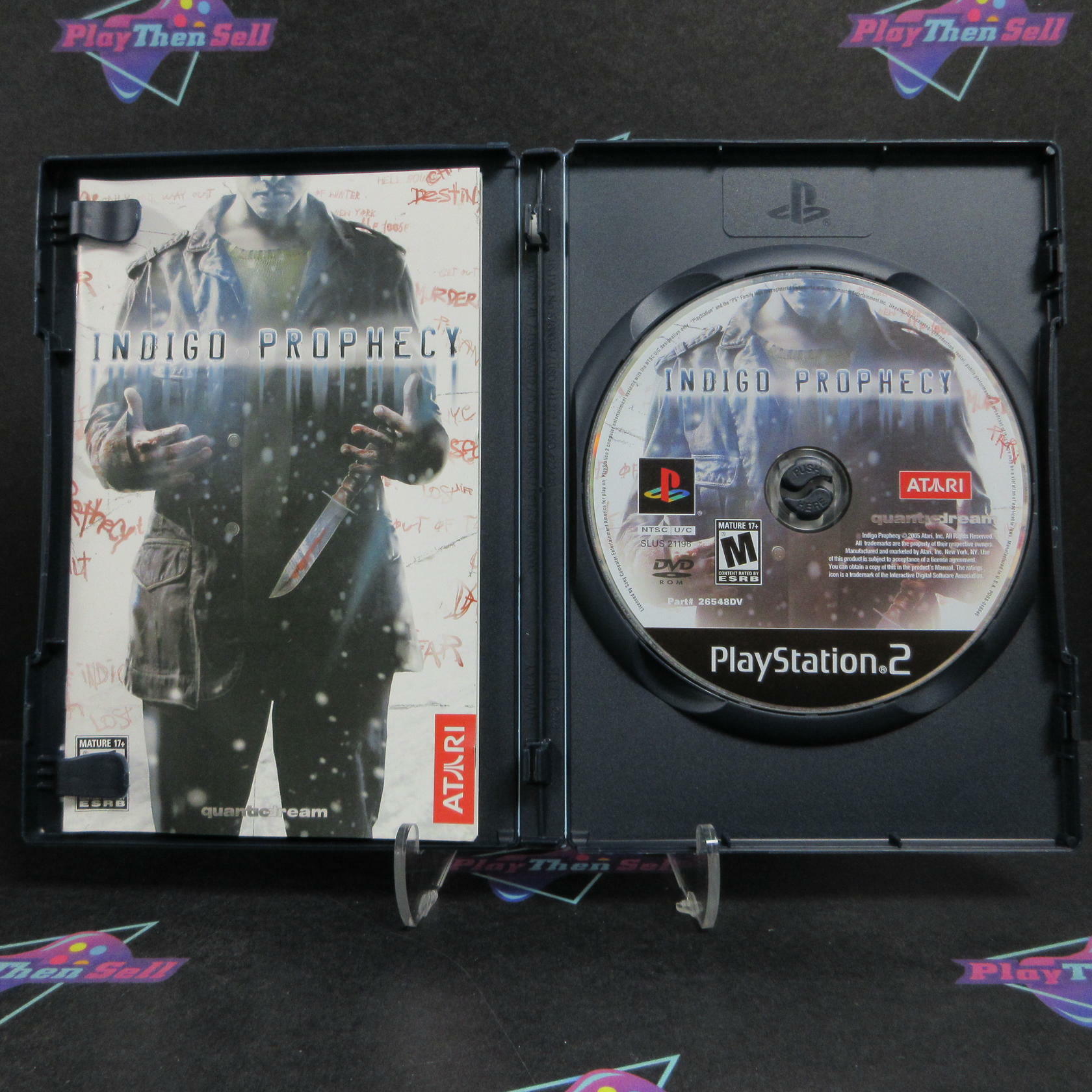 Indigo Prophecy PS2 PlayStation 2 Complete - Excellent
