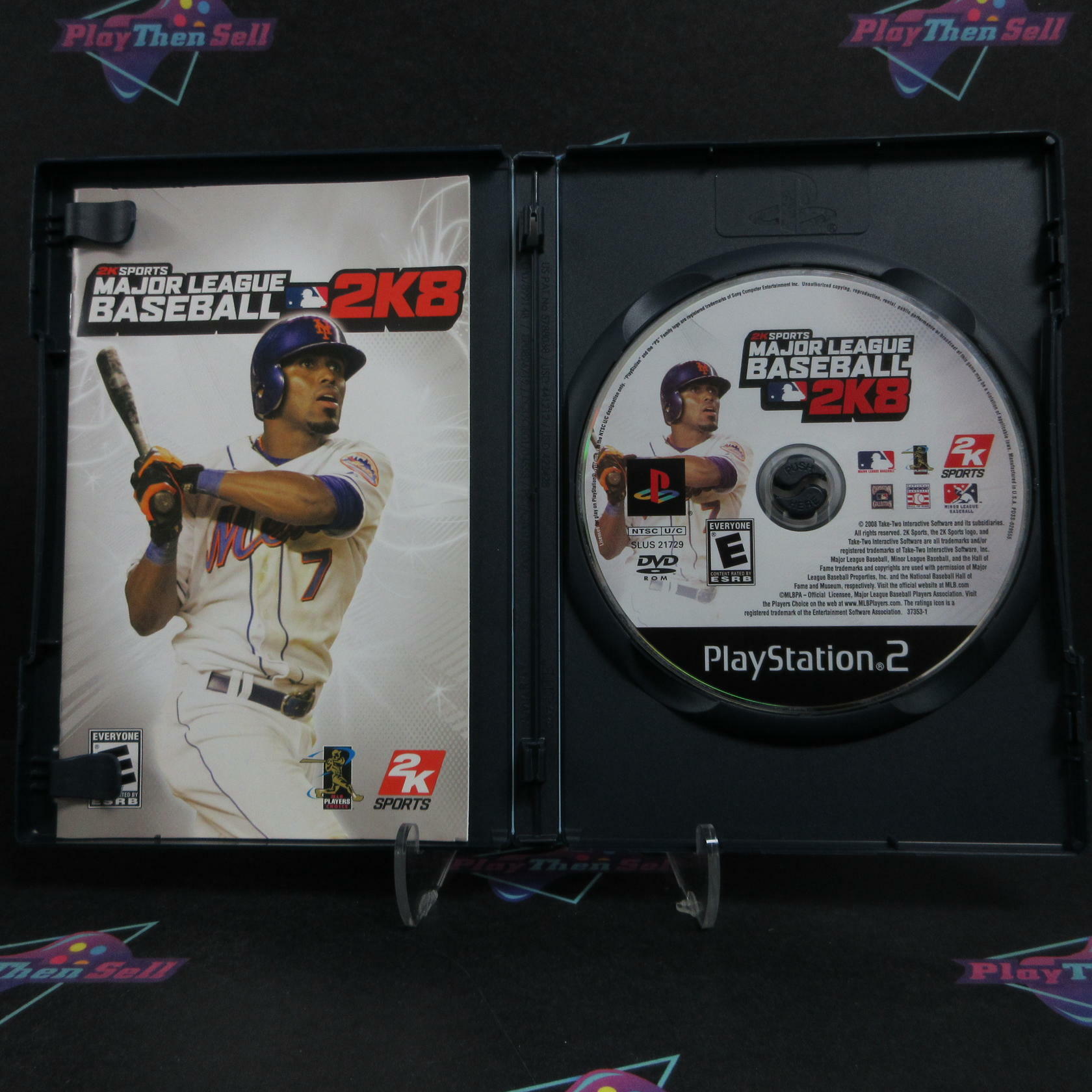 Major League Baseball 2K8 PS2 PlayStation 2 Complete - Excellent