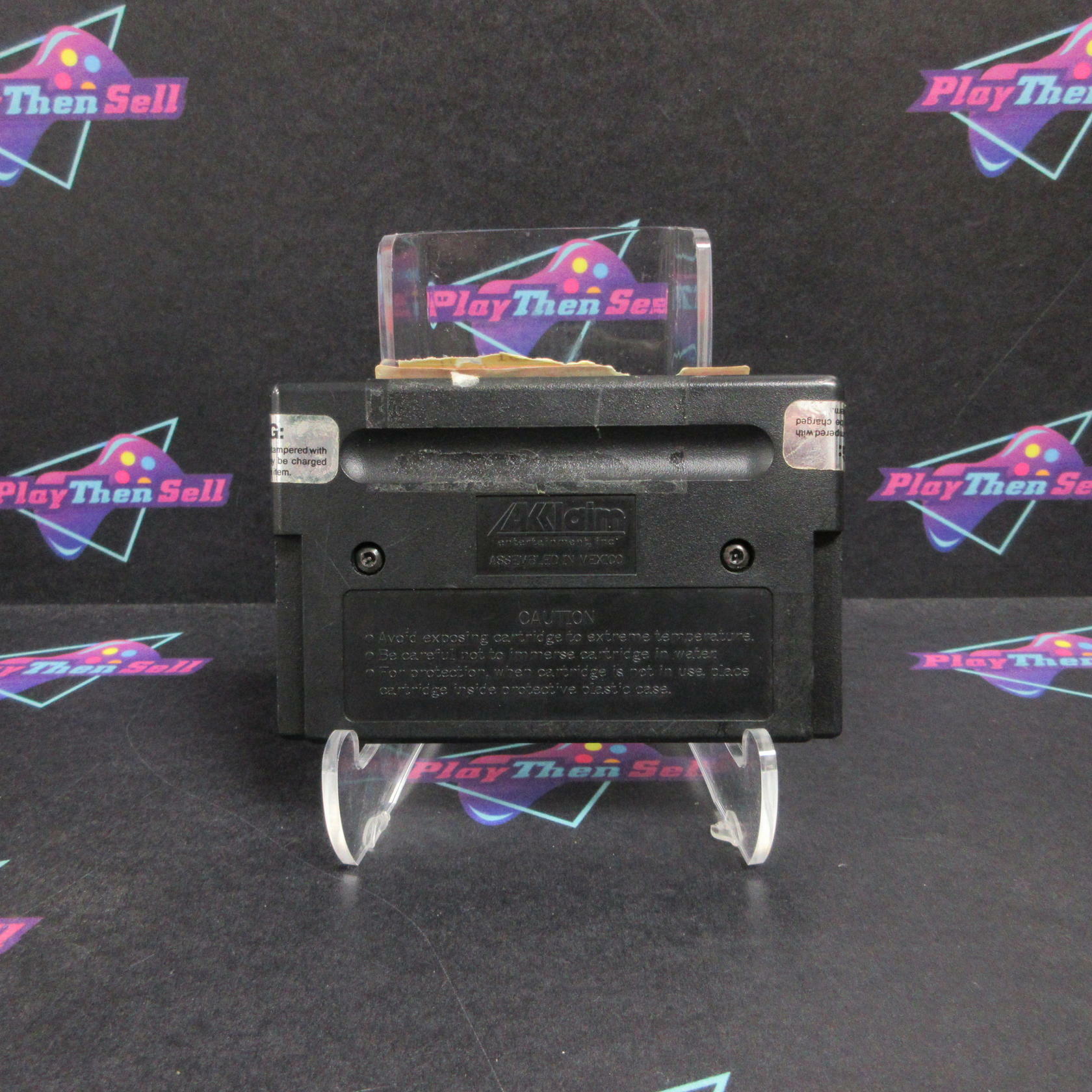 Simpsons Virtual Bart Sega Genesis - Very Good