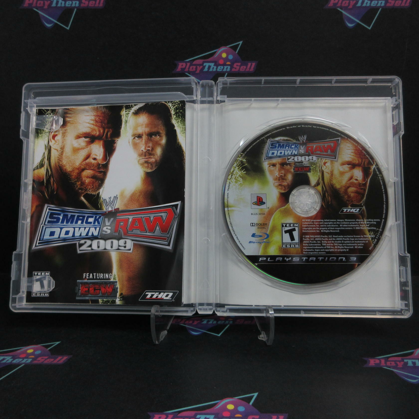 WWE Smackdown vs Raw 2009 PS3 PlayStation 3 Complete - Excellent