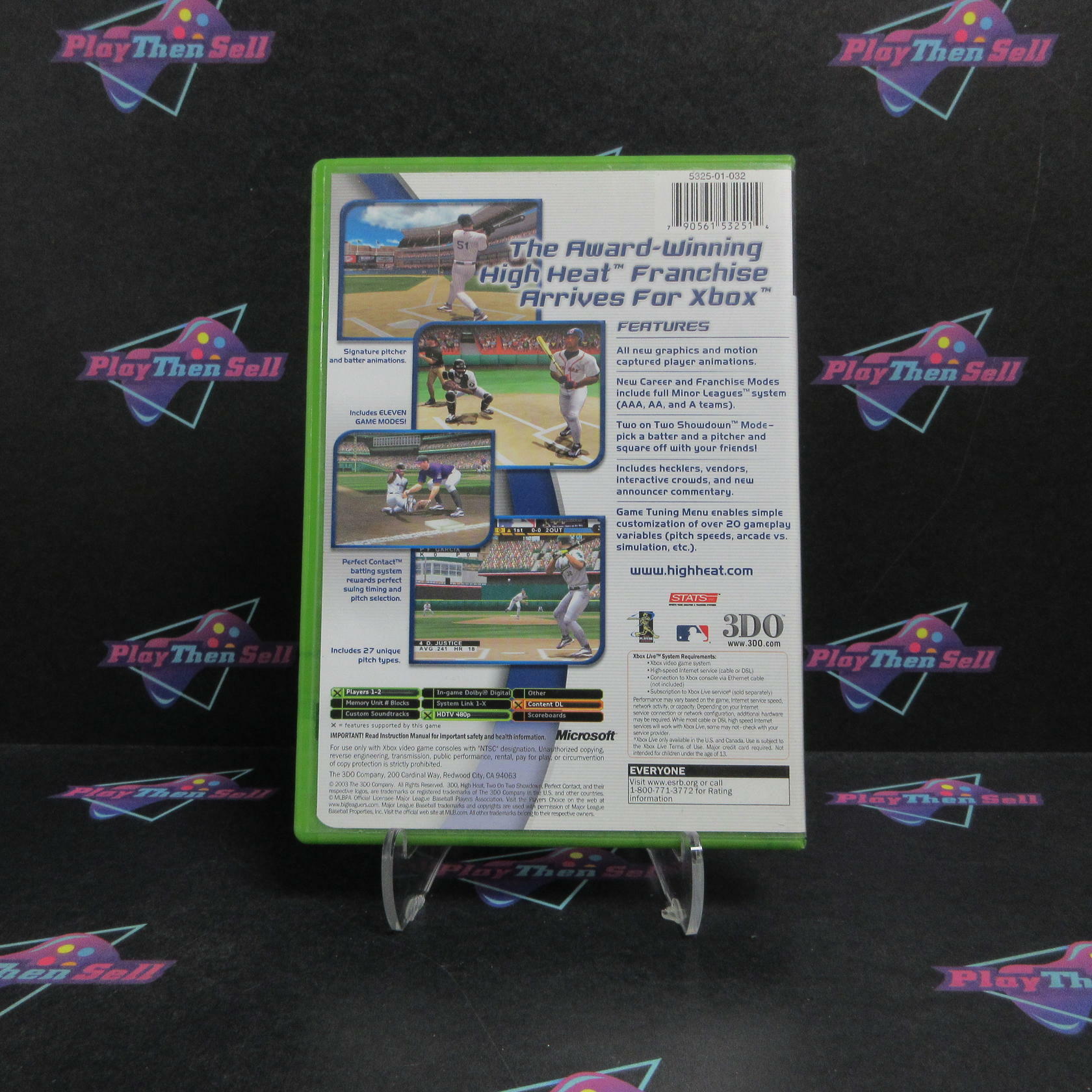 High Heat Major League Baseball 2004 Xbox Complete - Very Good