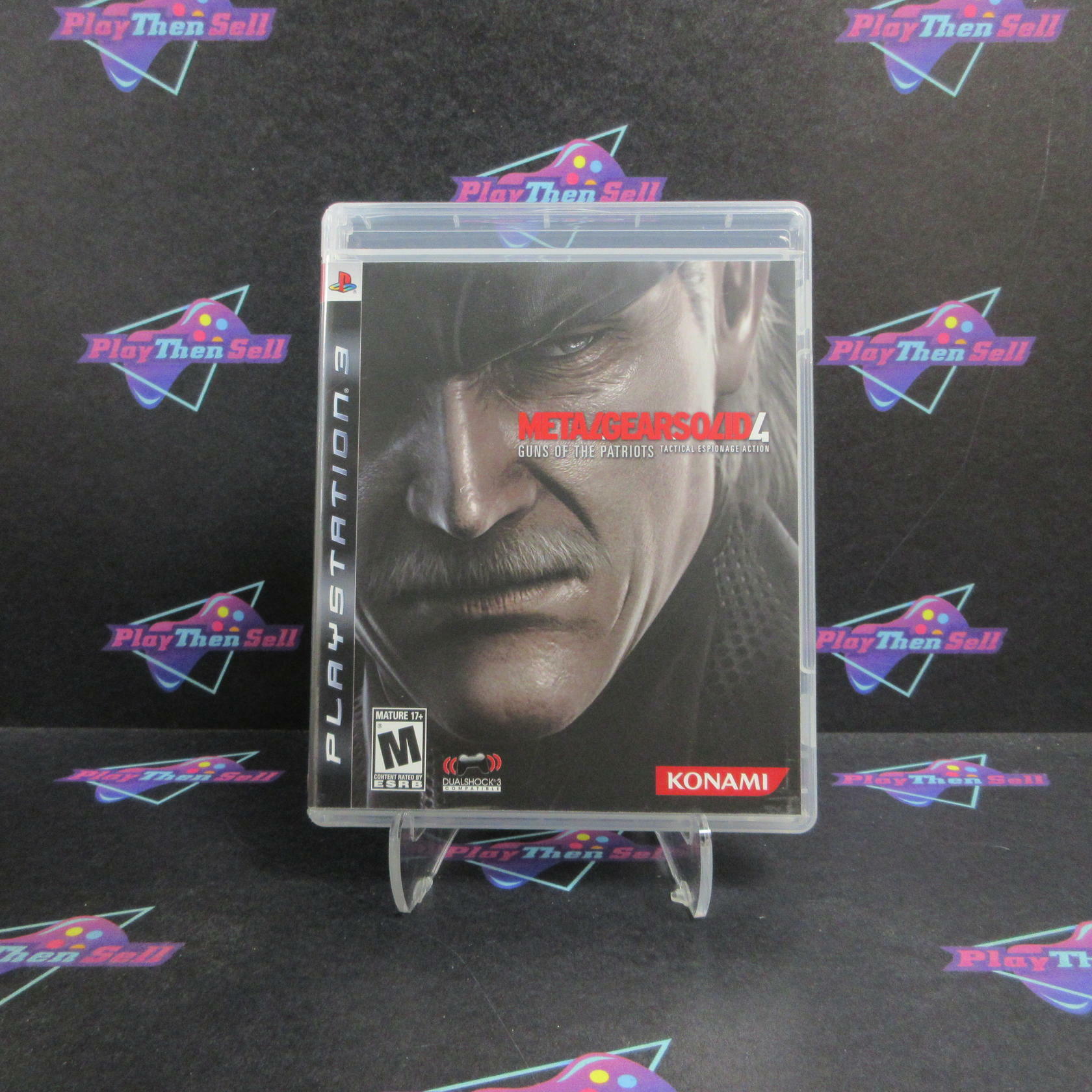 Metal Gear Solid 4 Guns of the Patriots PS3 PlayStation 3 Complete - Very Good