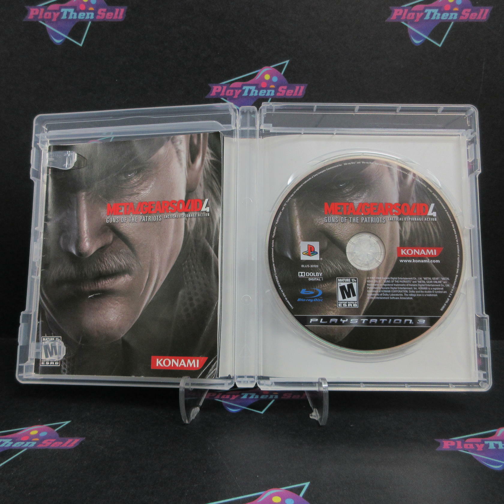 Metal Gear Solid 4 Guns of the Patriots PS3 PlayStation 3 Complete - Very Good