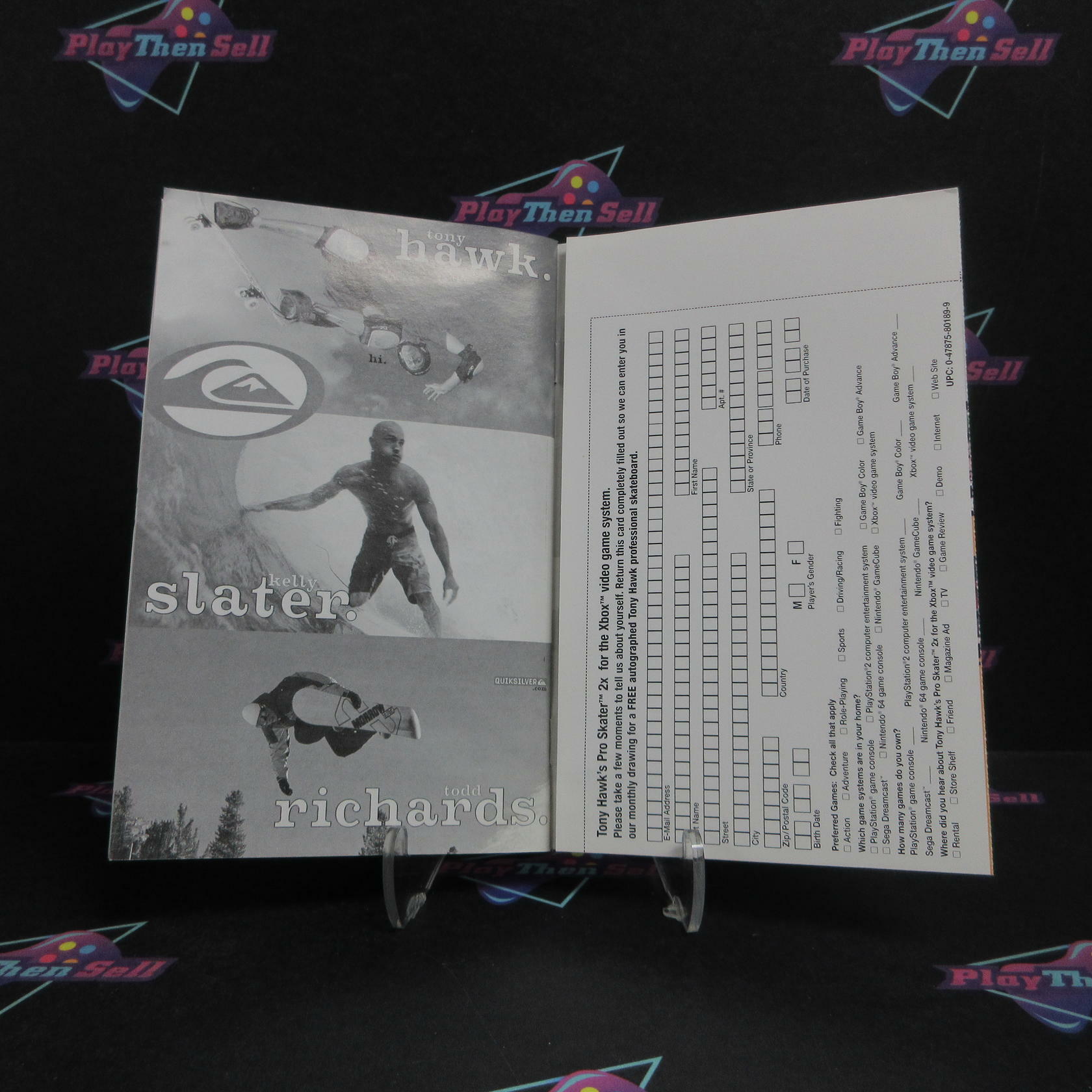 Tony Hawk's Pro Skater 2x Xbox + Reg Card Complete - Very Good