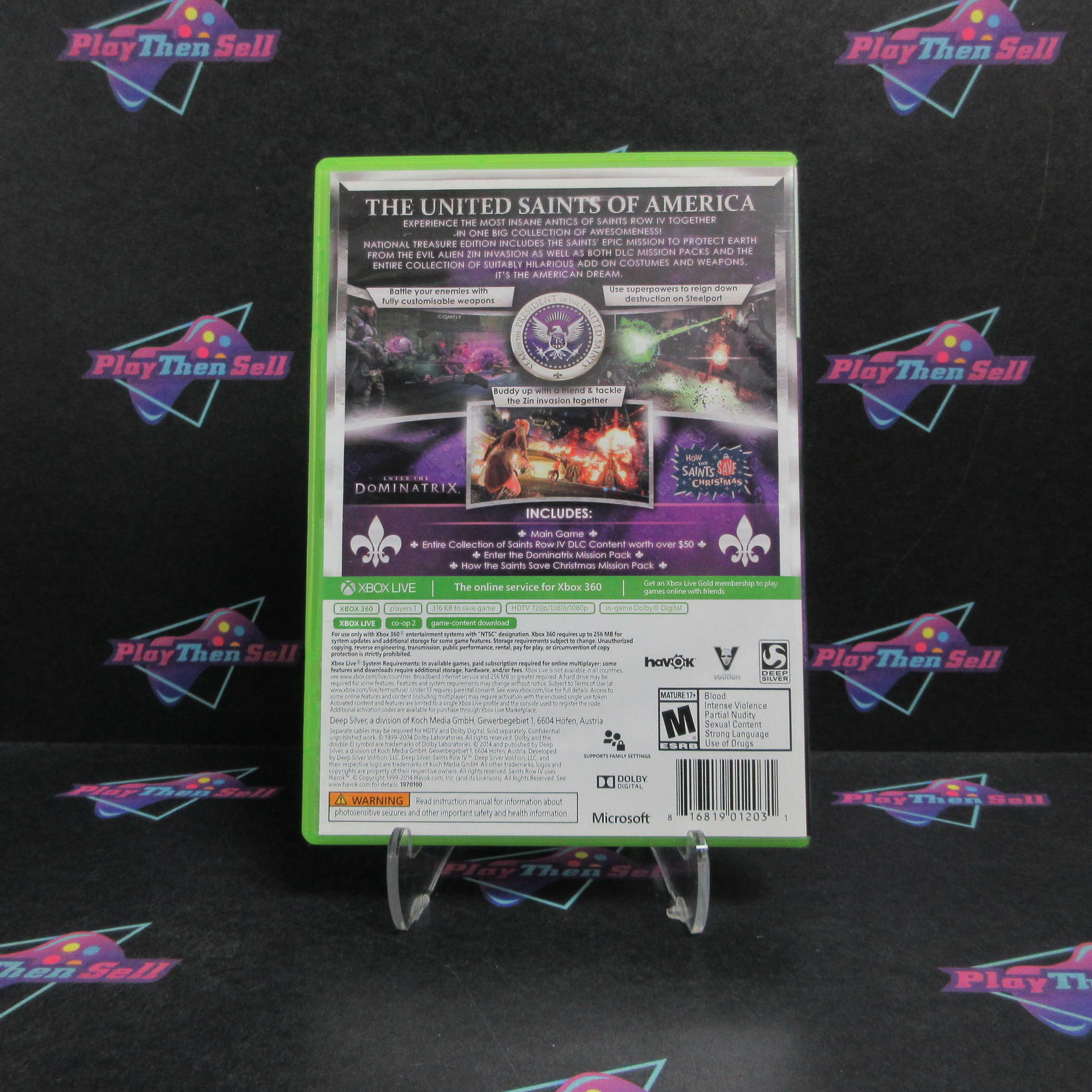 Saints Row IV National Treasure Edition Xbox 360 Complete - Very Good