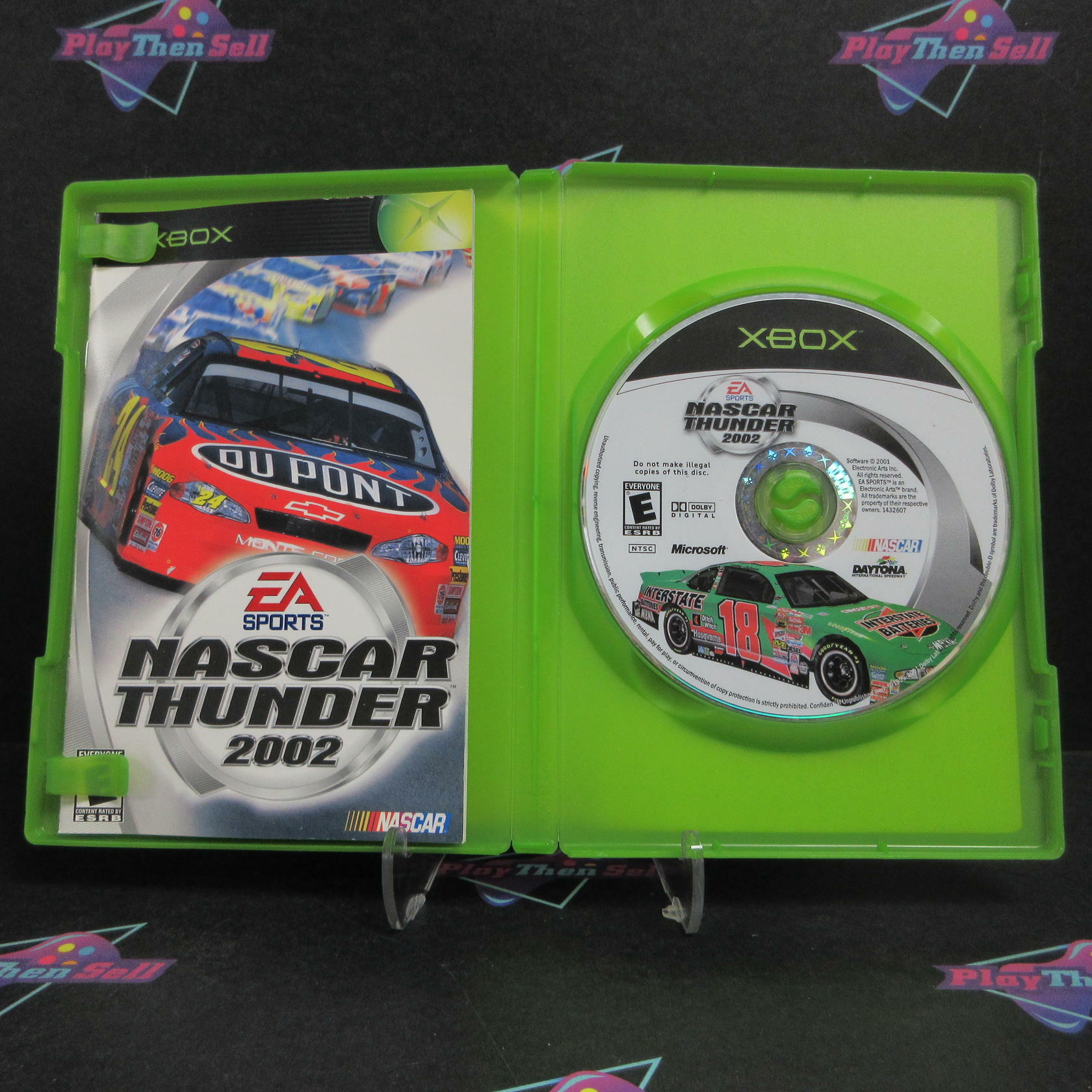 NASCAR Thunder 2002 Xbox + Reg Card Complete - Very Good