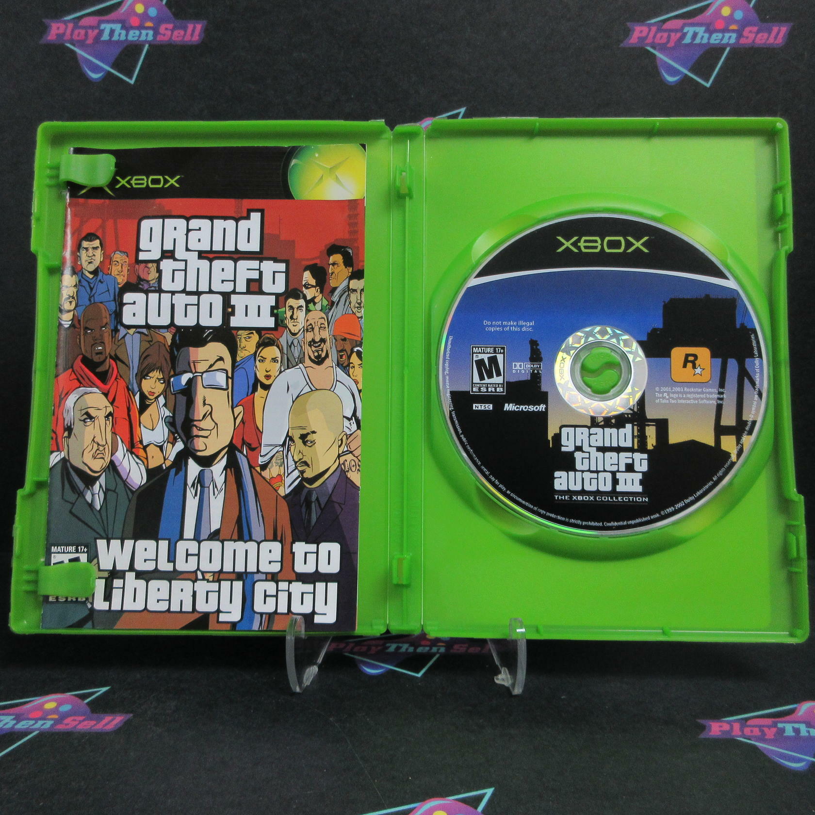 Grand Theft Auto III The Xbox Collection Xbox + Map Complete - Very Good