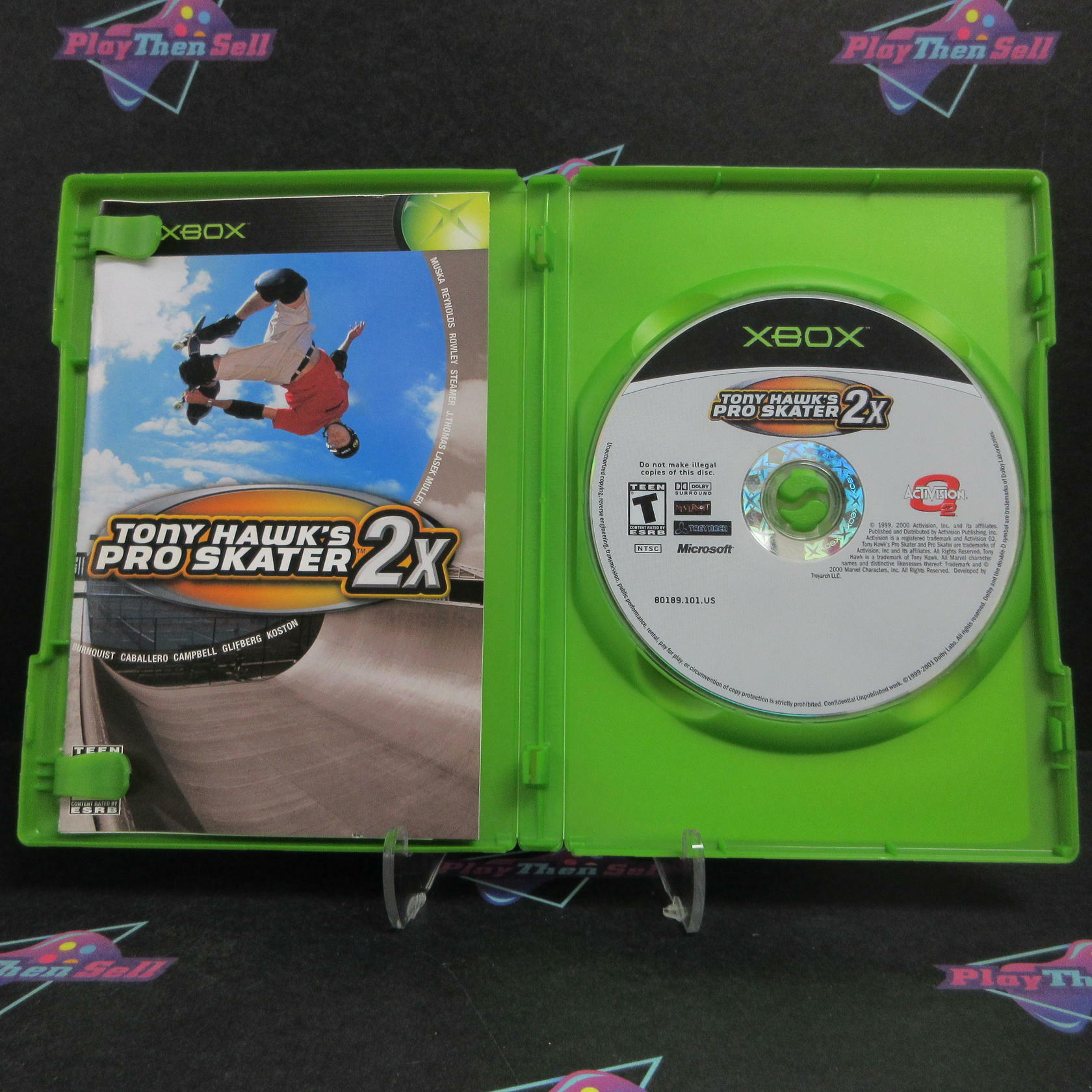 Tony Hawk's Pro Skater 2x Xbox + Reg Card Complete - Very Good