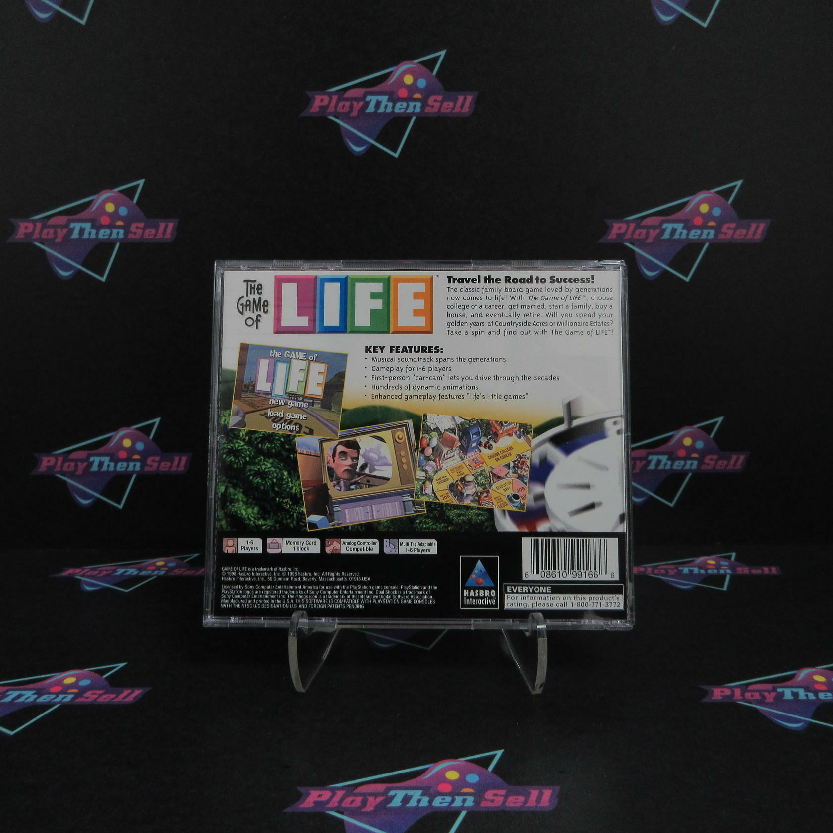 The Game of Life PS1 PlayStation 1 Complete - Refurbished