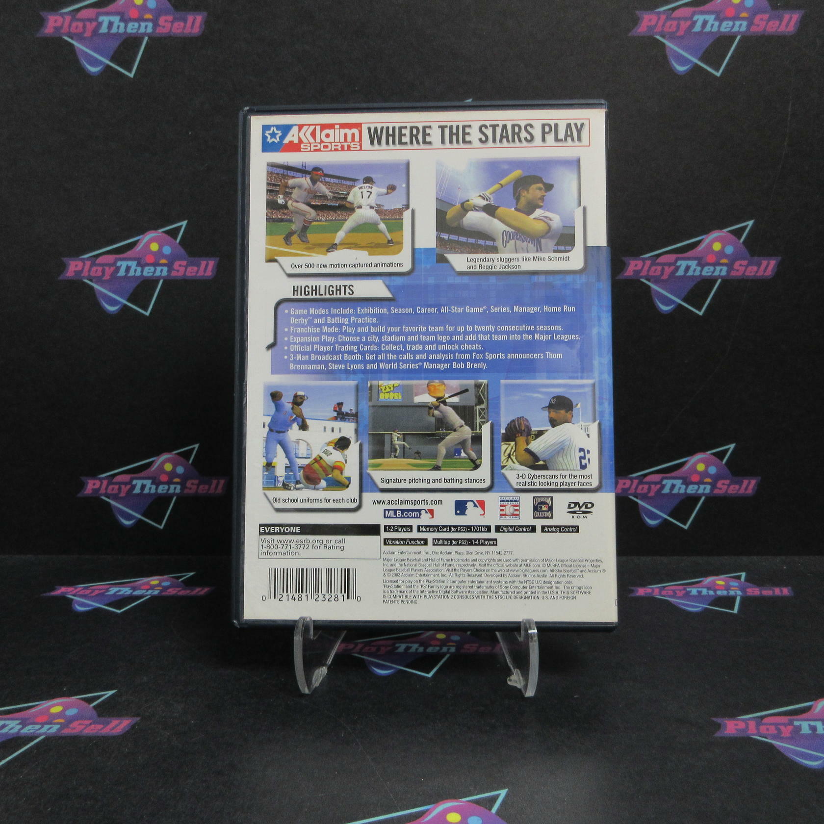 All Star Baseball 2003 PS2 PlayStation 2 Complete - Very Good