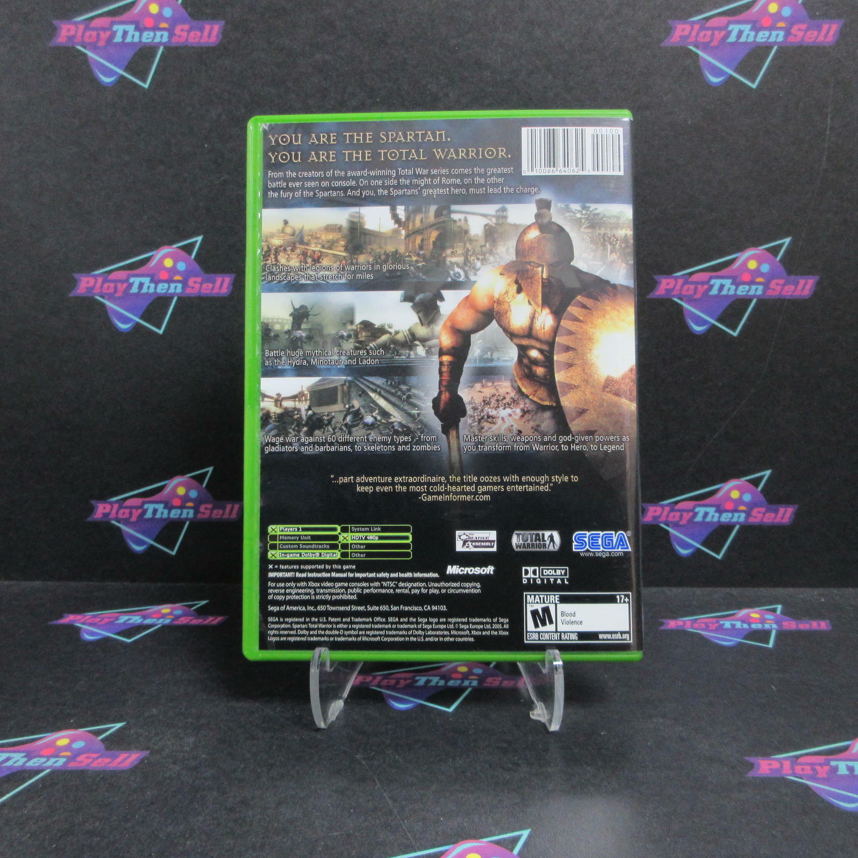 Spartan Total Warrior Xbox Complete - Refurbished