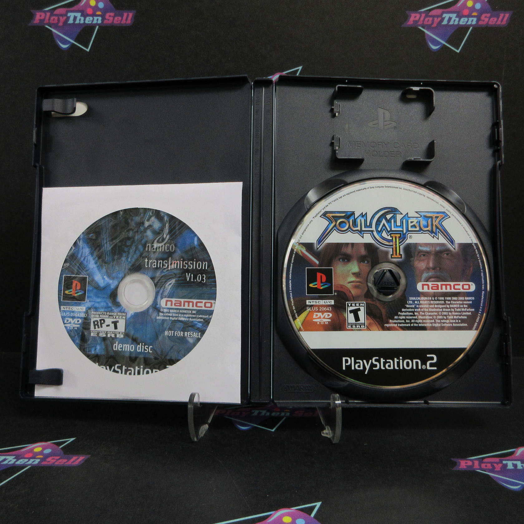 Soul Calibur 2 PS2 PlayStation 2 + Bonus Disc - Very Good