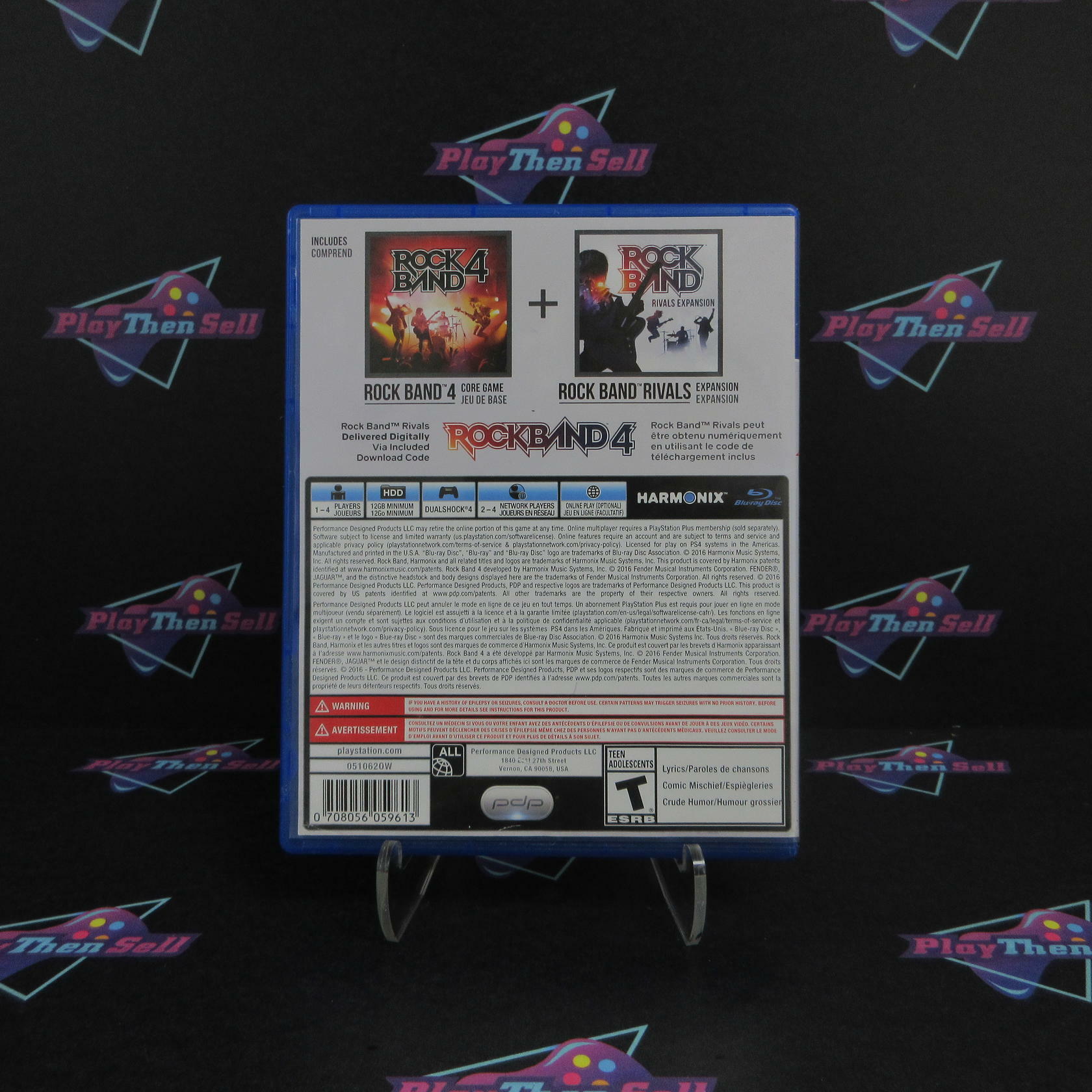 Rock Band 4 Plus Rivals Expansion PS4 PlayStation 4 Complete - Refurbished