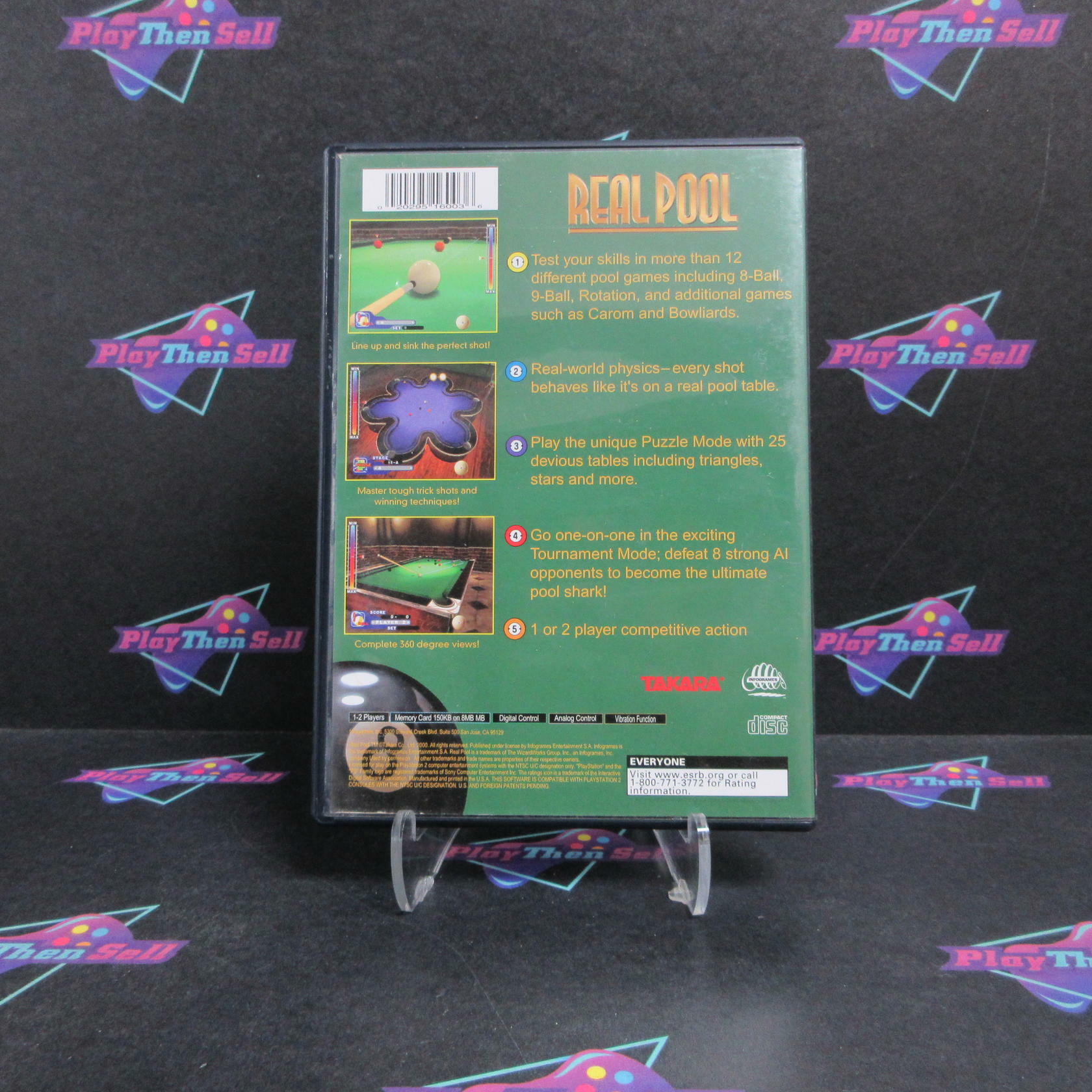 Real Pool PS2 PlayStation 2 Complete - Very Good