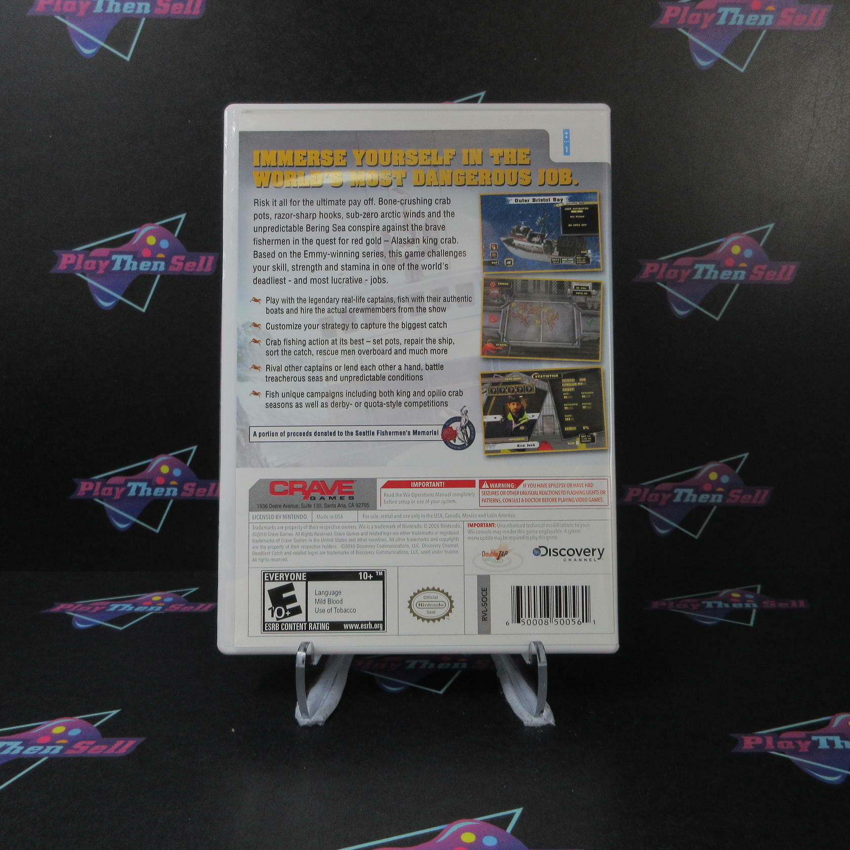 Deadliest Catch Sea of Chaos Nintendo Wii Complete - Refurbished