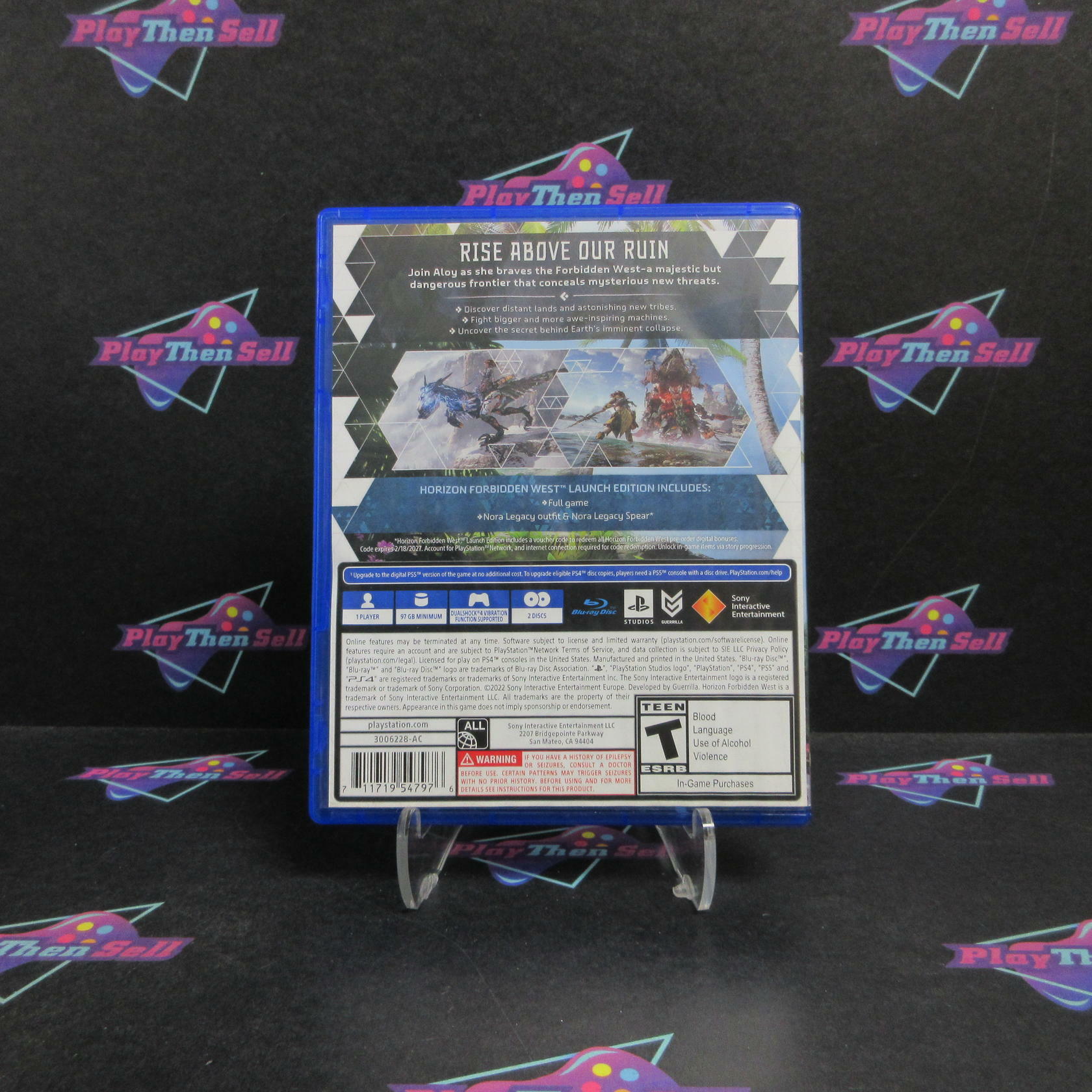 Horizon Forbidden West Launch Edition PS4 PlayStation 4 Complete - Very Good