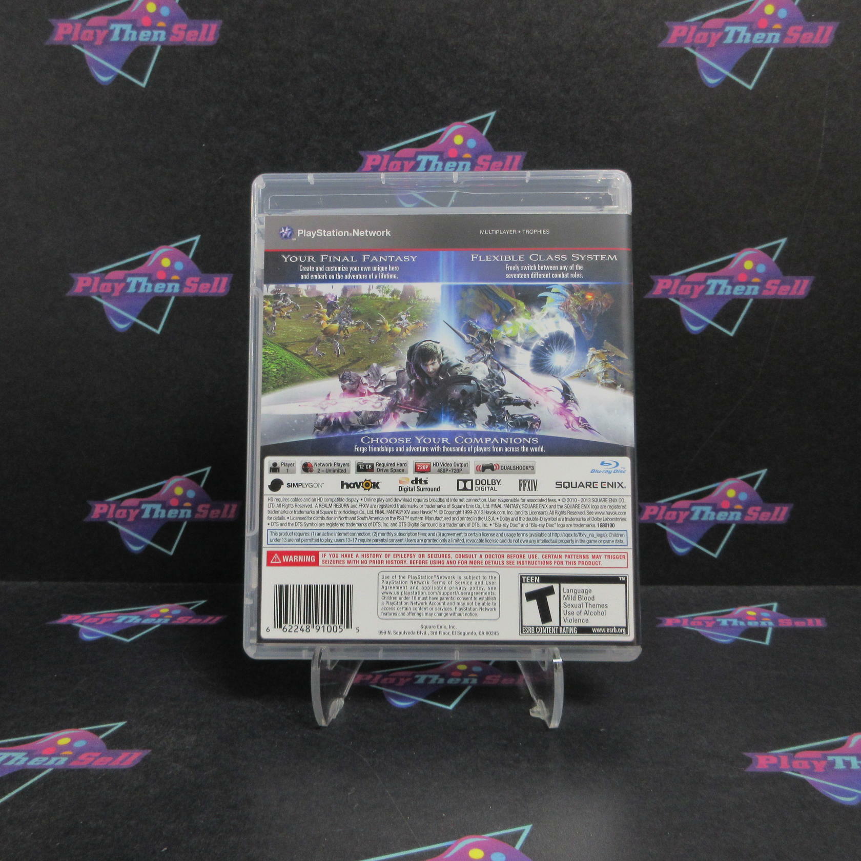 Final Fantasy XIV A Realm Reborn PS3 PlayStation 3 Complete - Excellent