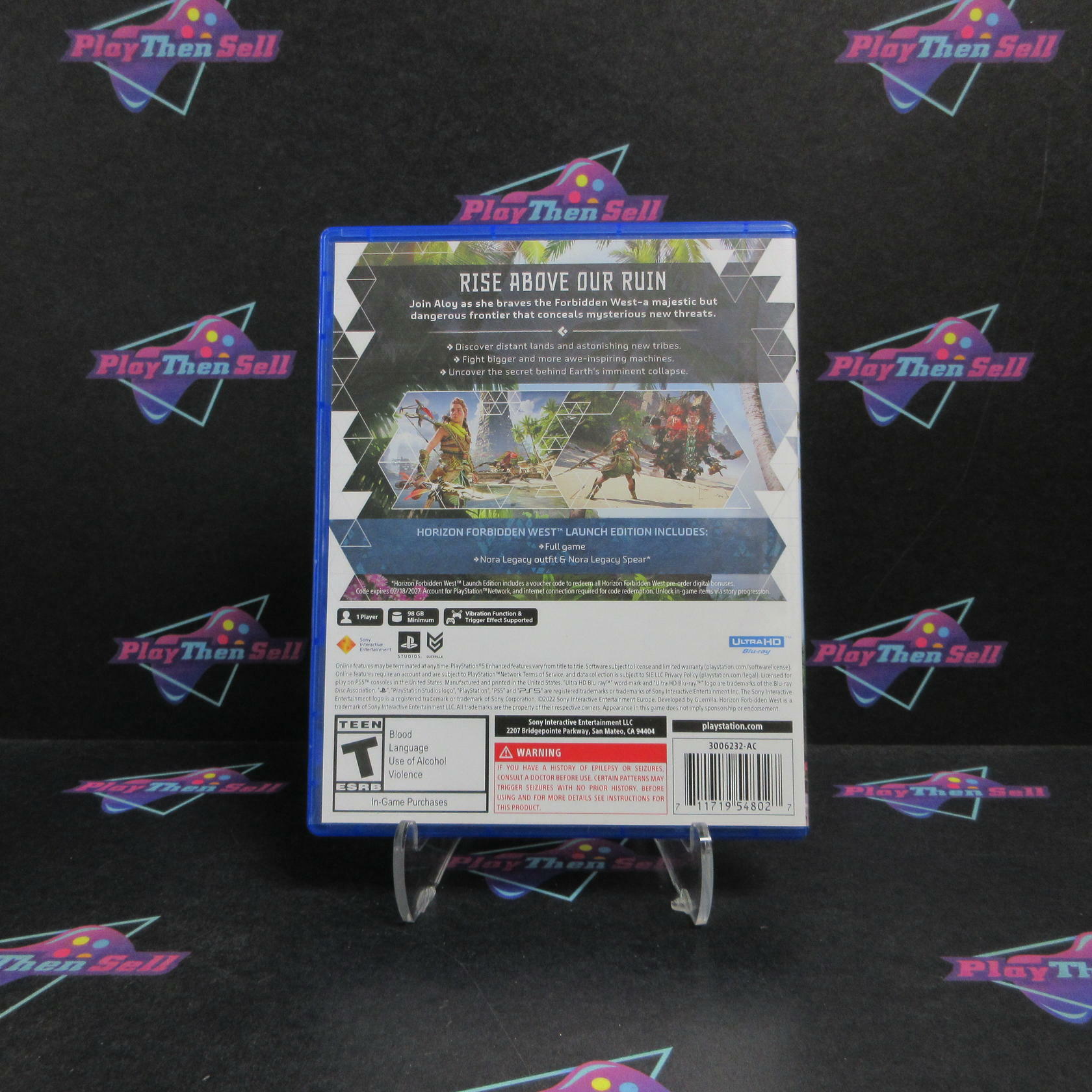 Horizon Forbidden West Launch Edition PS5 PlayStation 5 Complete - Refurbished