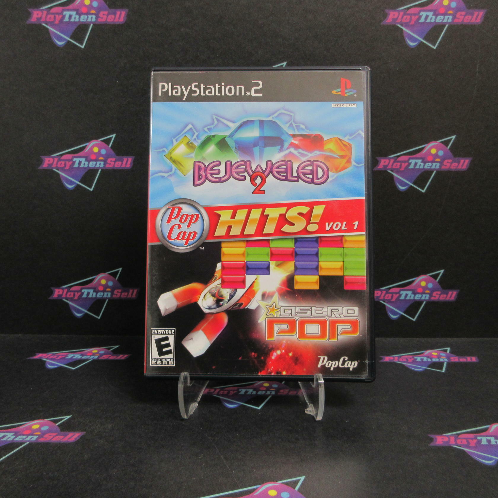 Bejeweled 2 / Astro Pop - Pop Cap Hits Vol 1 PS2 PlayStation 2 - Very Good