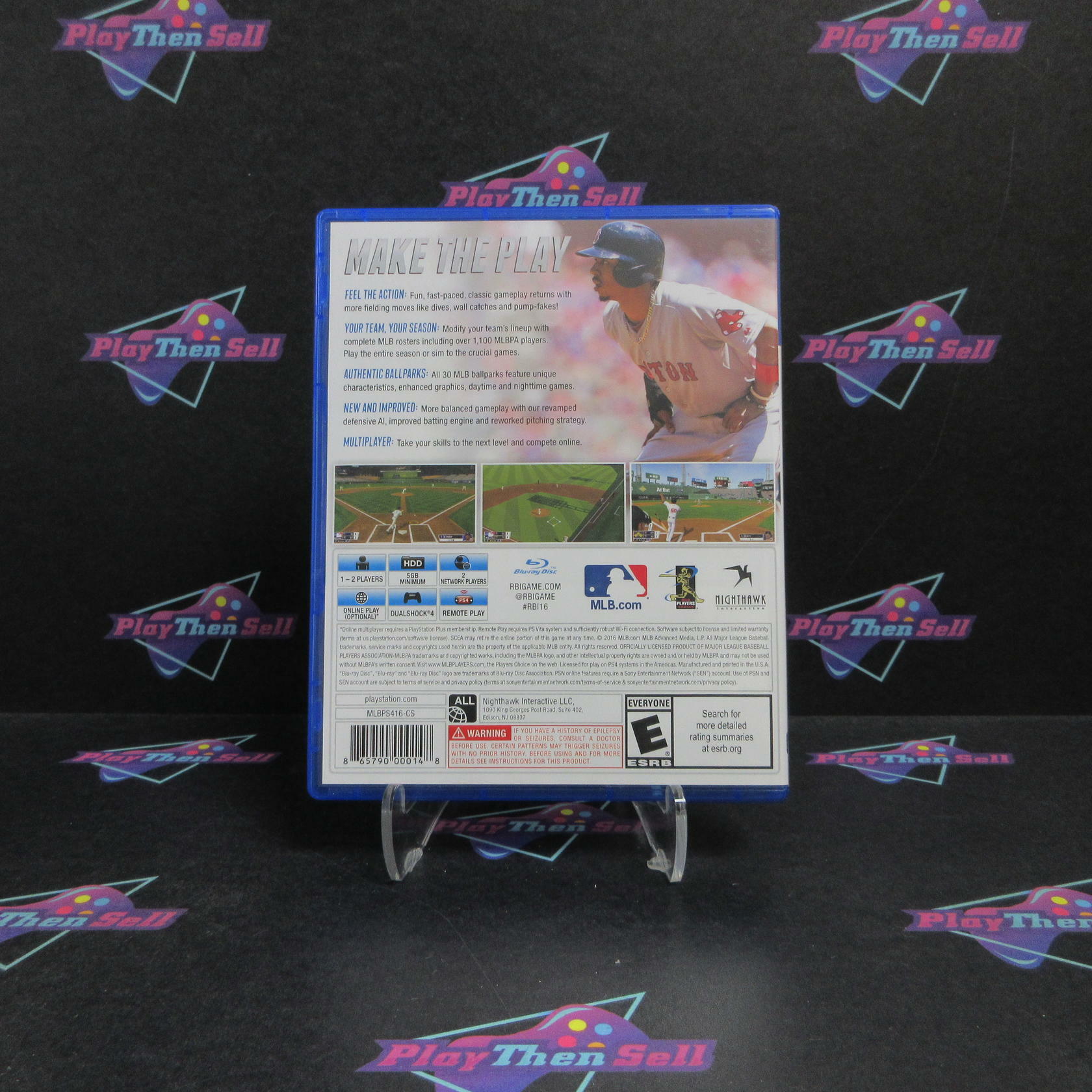 RBI Baseball 2016 PS4 PlayStation 4 Complete - Refurbished