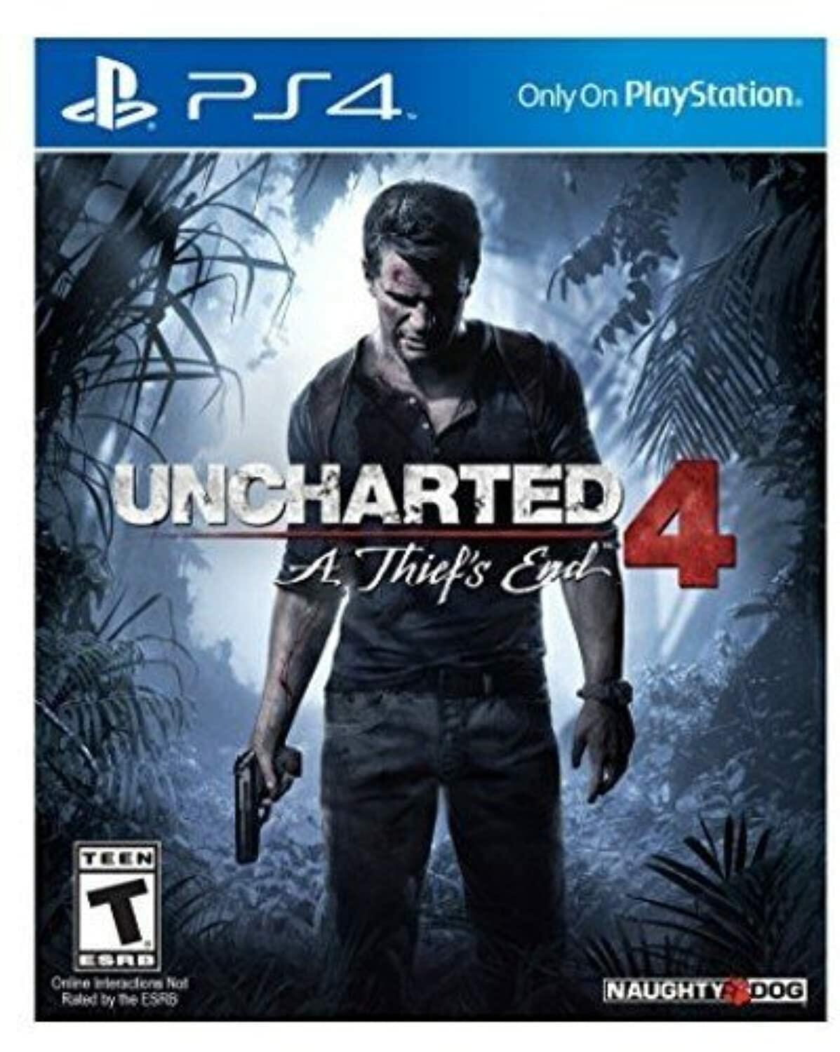 Uncharted 4 A Thief's End PS4 PlayStation 4 Complete - Very Good