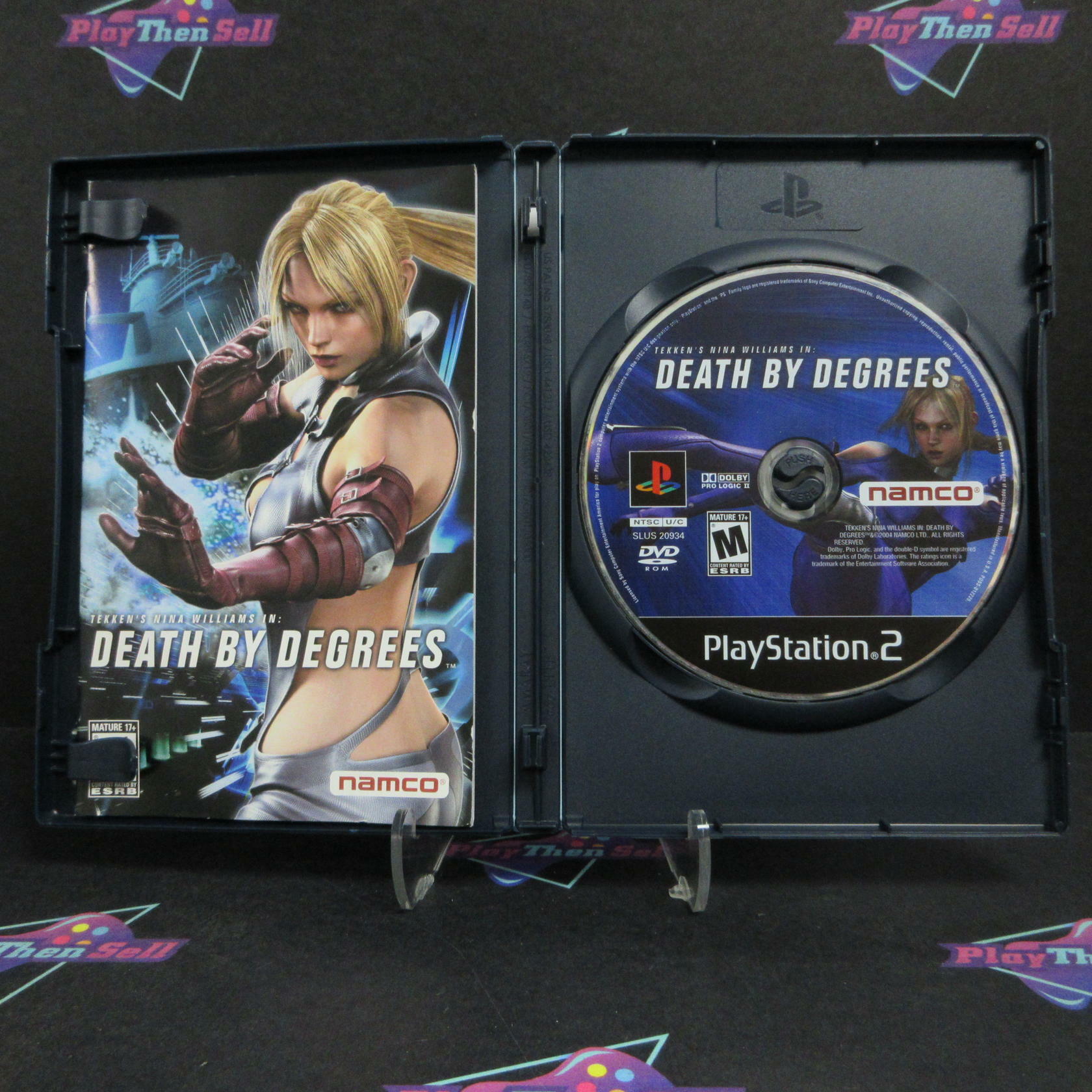 Death by Degrees PS2 PlayStation 2 Complete - Excellent